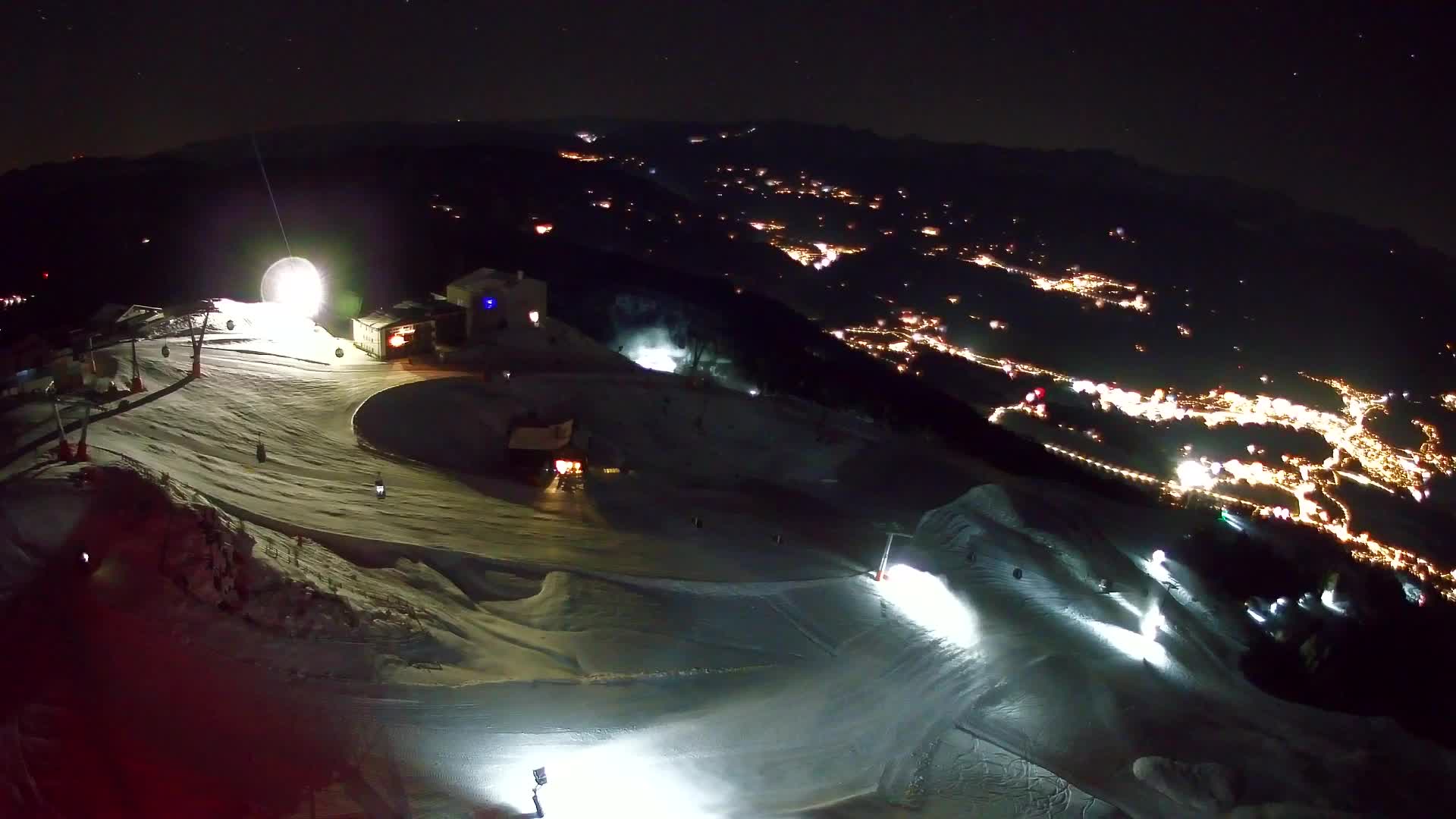 Station de ski Kronplatz sommet | vue sur Brunico