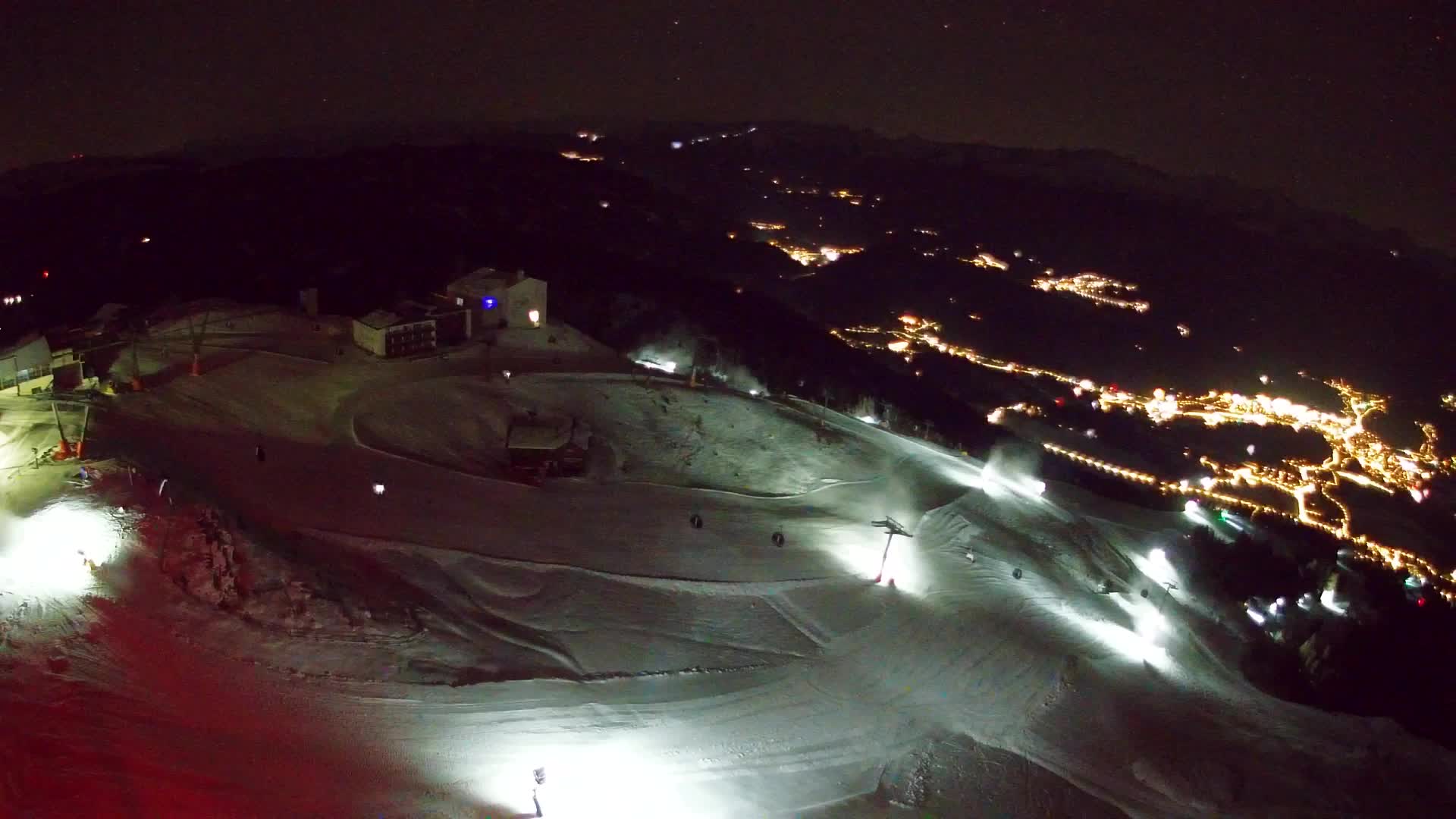Kronplatz peak Ski resort | view to Bruneck