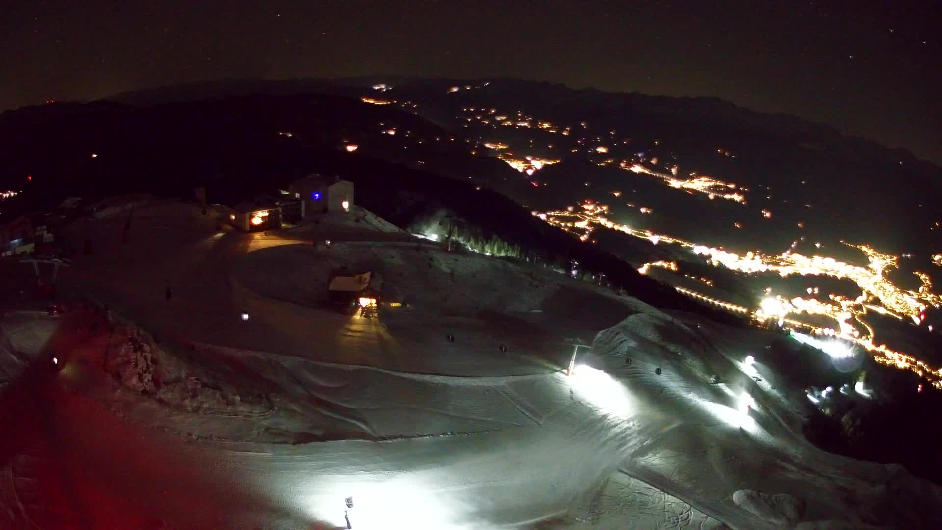 Station de ski Kronplatz sommet | vue sur Brunico