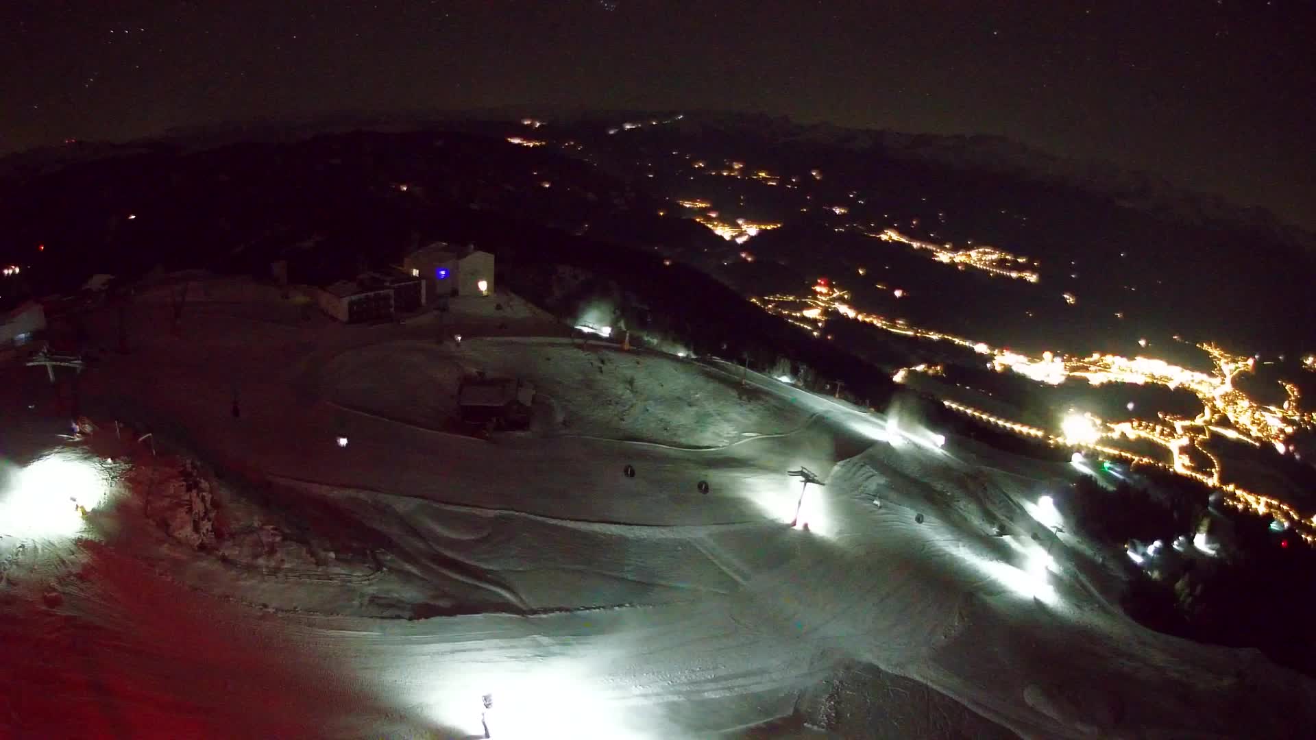 Kronplatz peak Ski resort | view to Bruneck