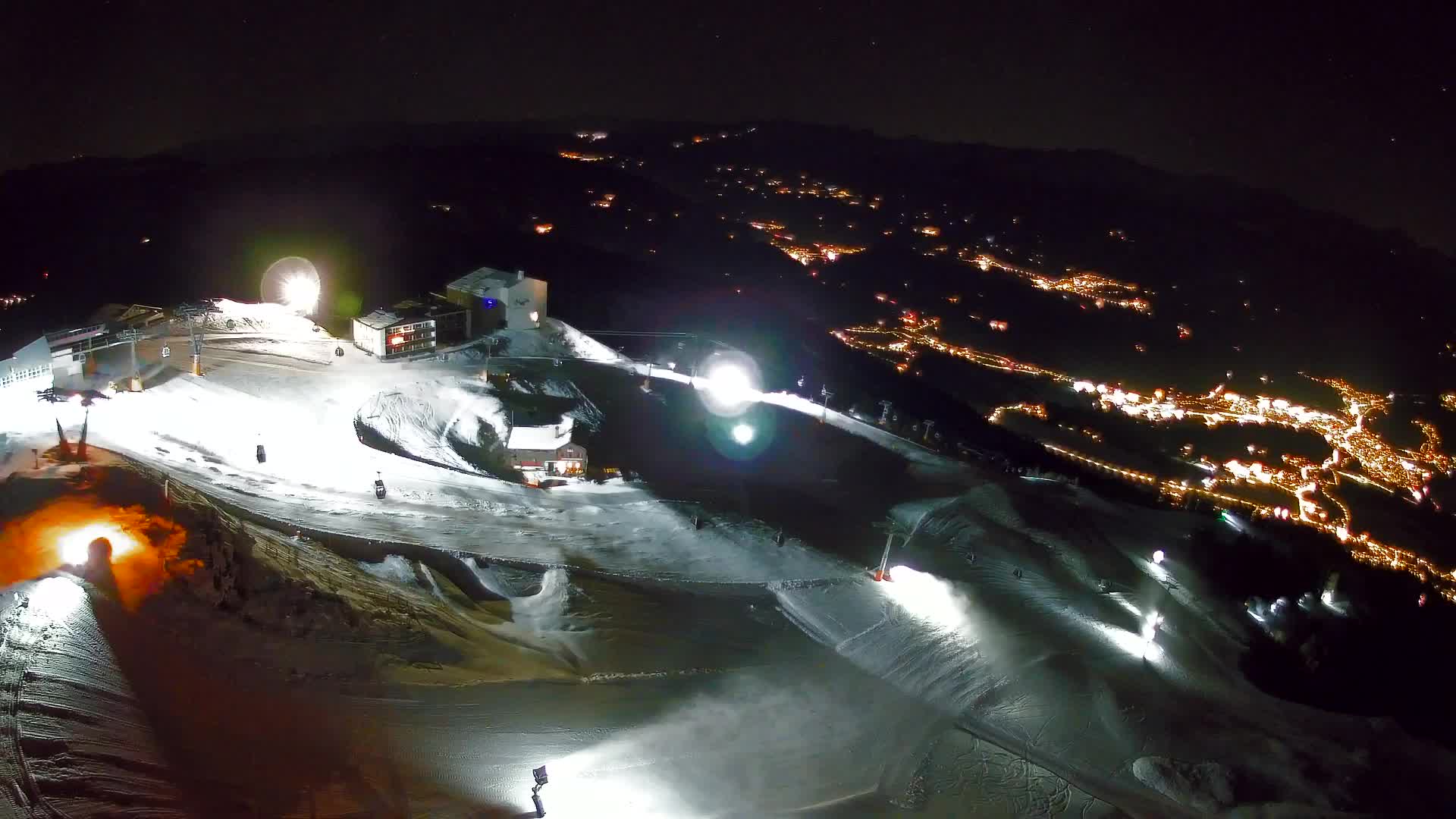 Skigebiet Kronplatz Gipfel | Blick auf Bruneck