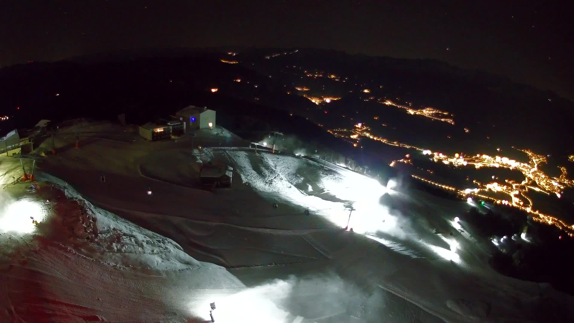 Skigebiet Kronplatz Gipfel | Blick auf Bruneck