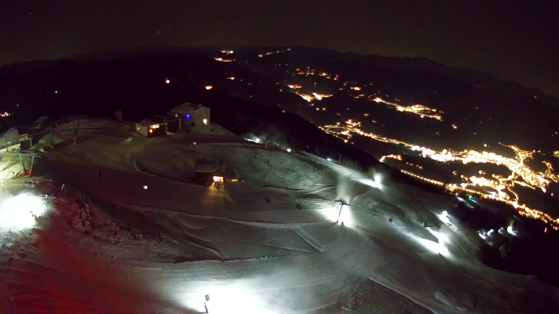 Station de ski Kronplatz sommet | vue sur Brunico
