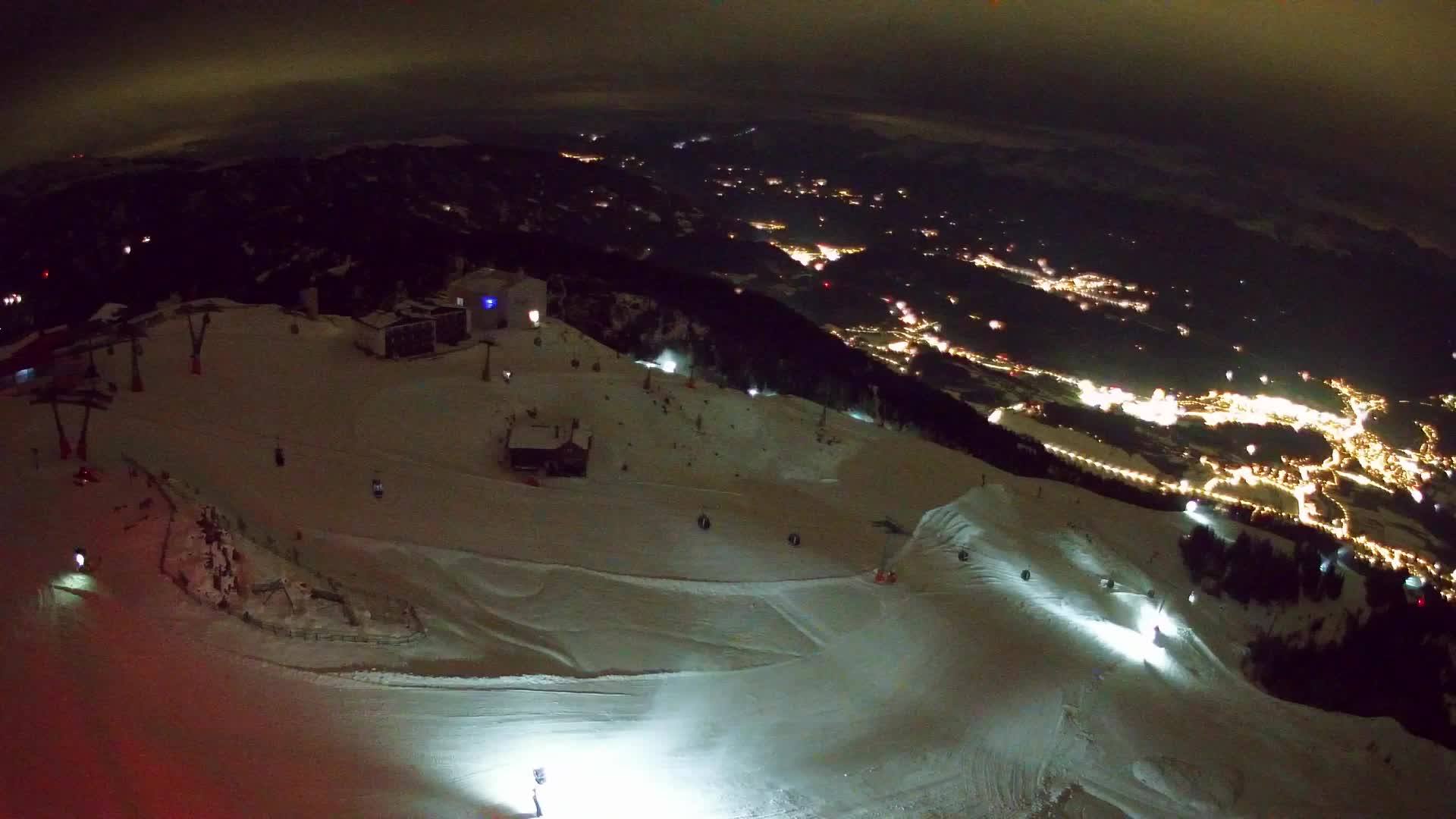 Smučišče Kronplatz – vrh | pogled na Bruneck