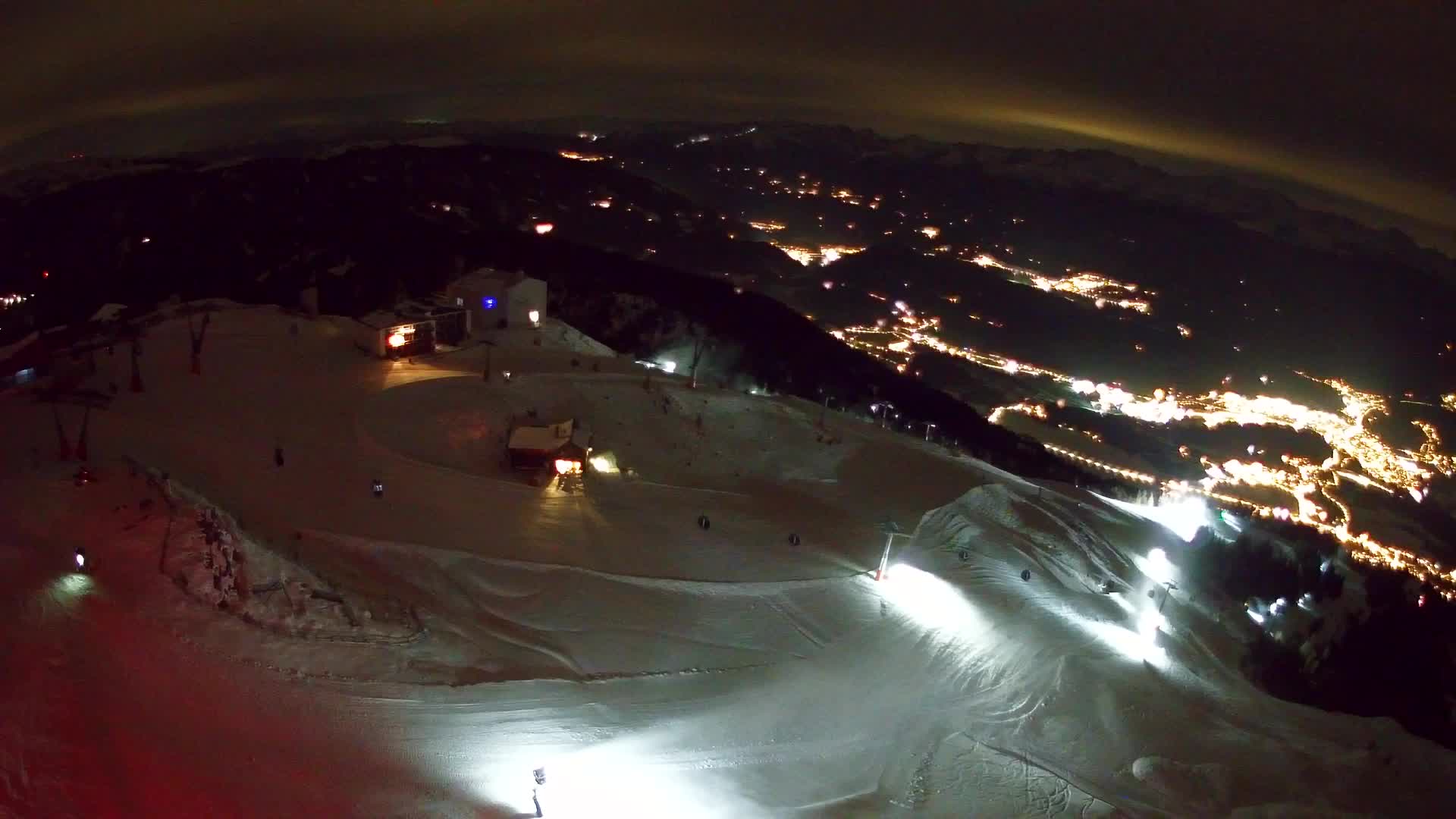 Kronplatz peak Ski resort | view to Bruneck