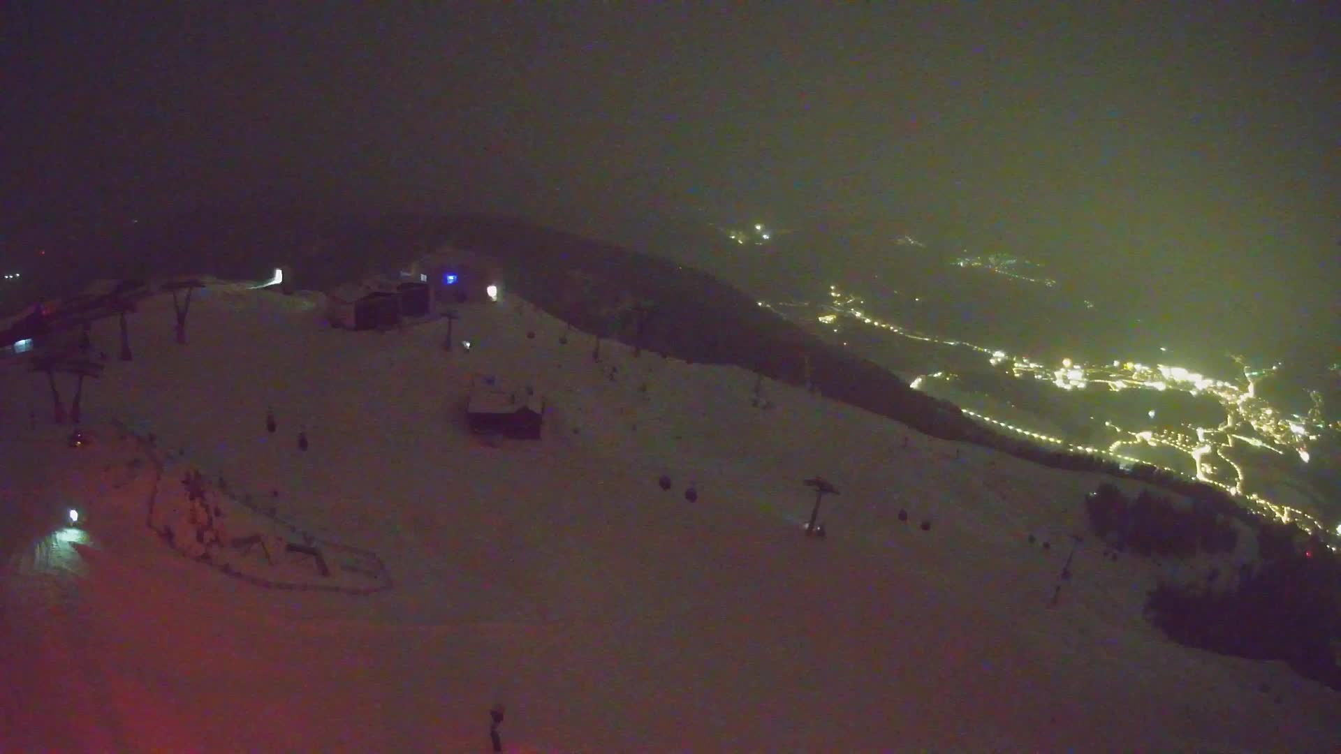 Station de ski Kronplatz sommet | vue sur Brunico