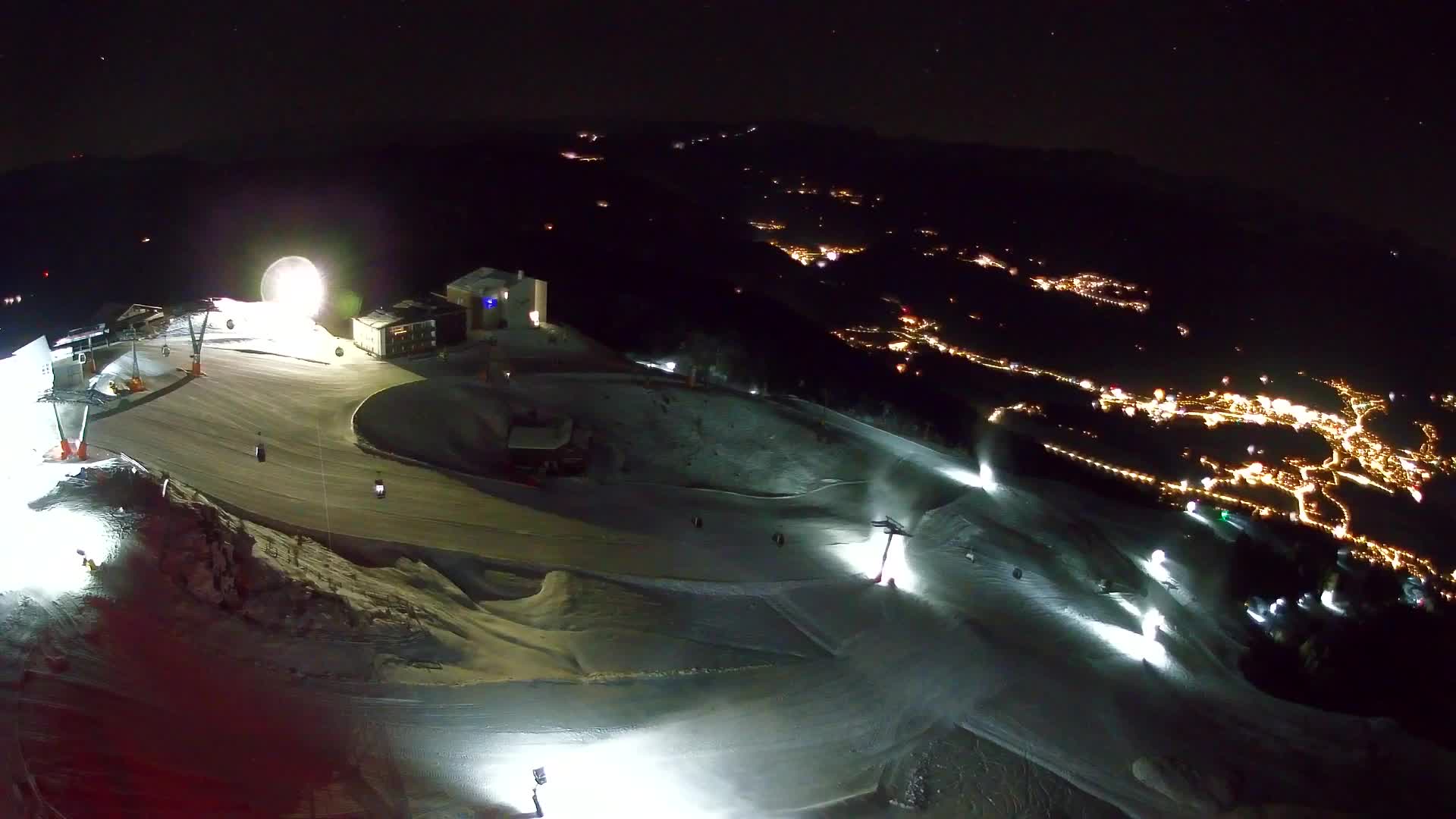 Skigebiet Kronplatz Gipfel | Blick auf Bruneck