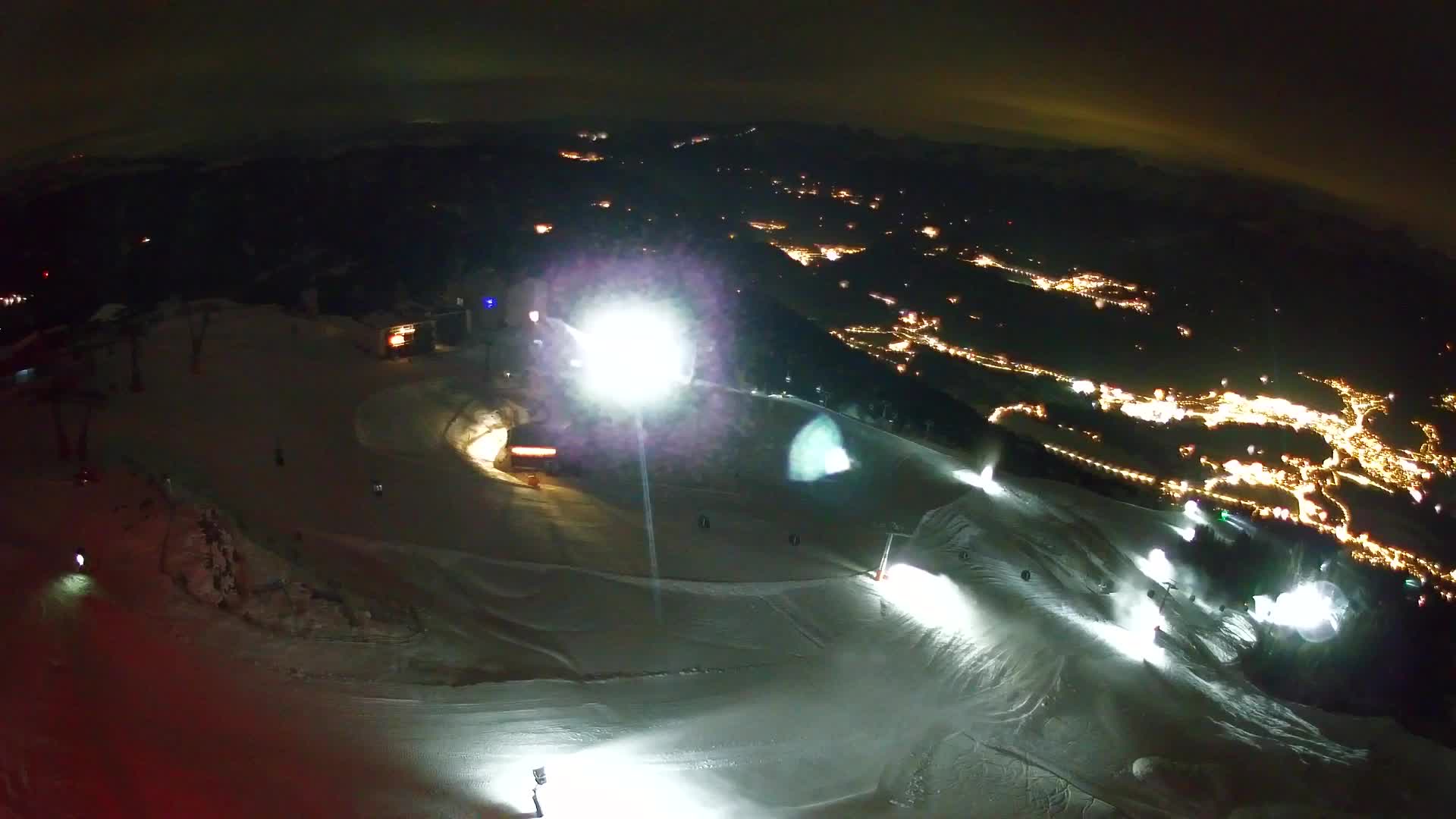 Skigebiet Kronplatz Gipfel | Blick auf Bruneck