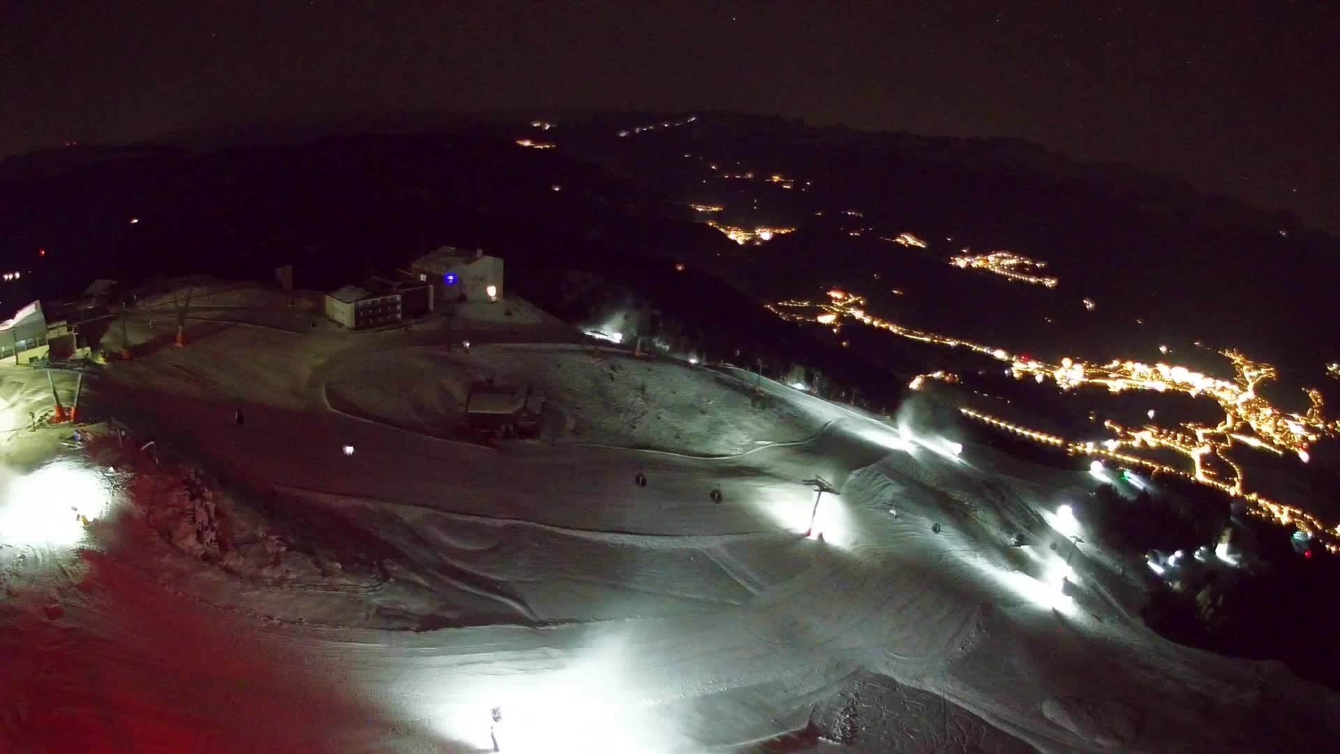 Skigebiet Kronplatz Gipfel | Blick auf Bruneck