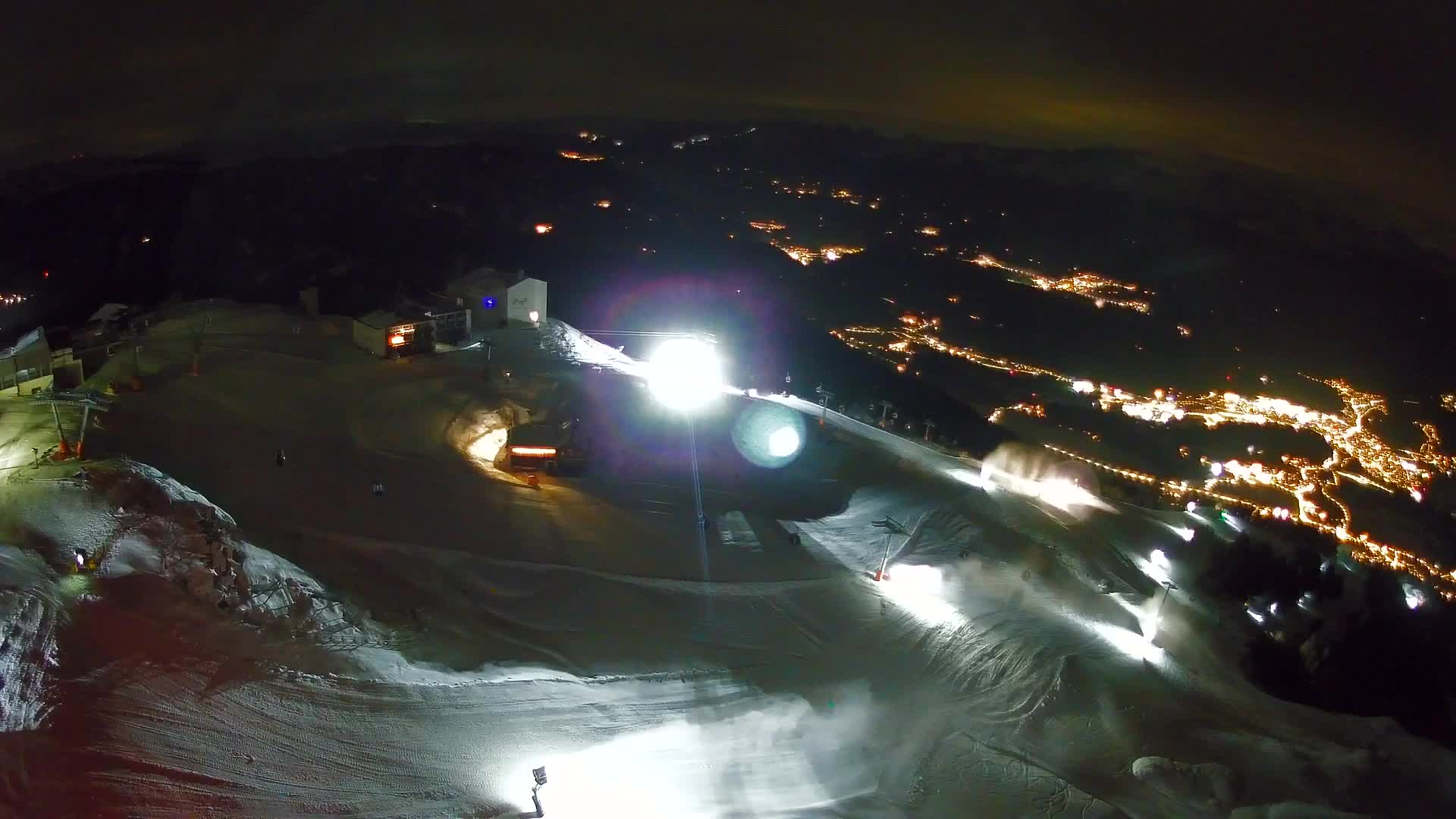 Station de ski Kronplatz sommet | vue sur Brunico