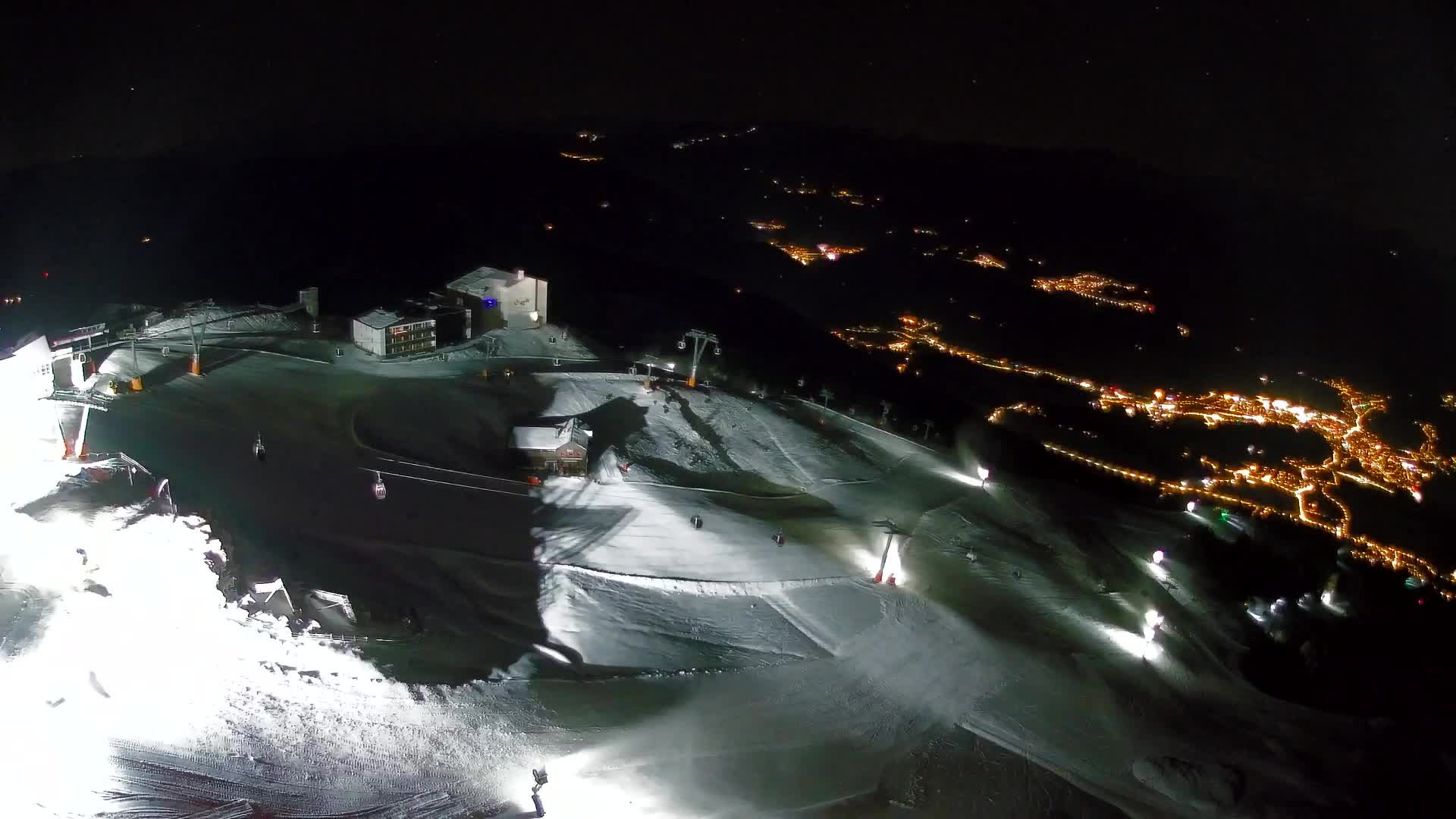 Station de ski Kronplatz sommet | vue sur Brunico