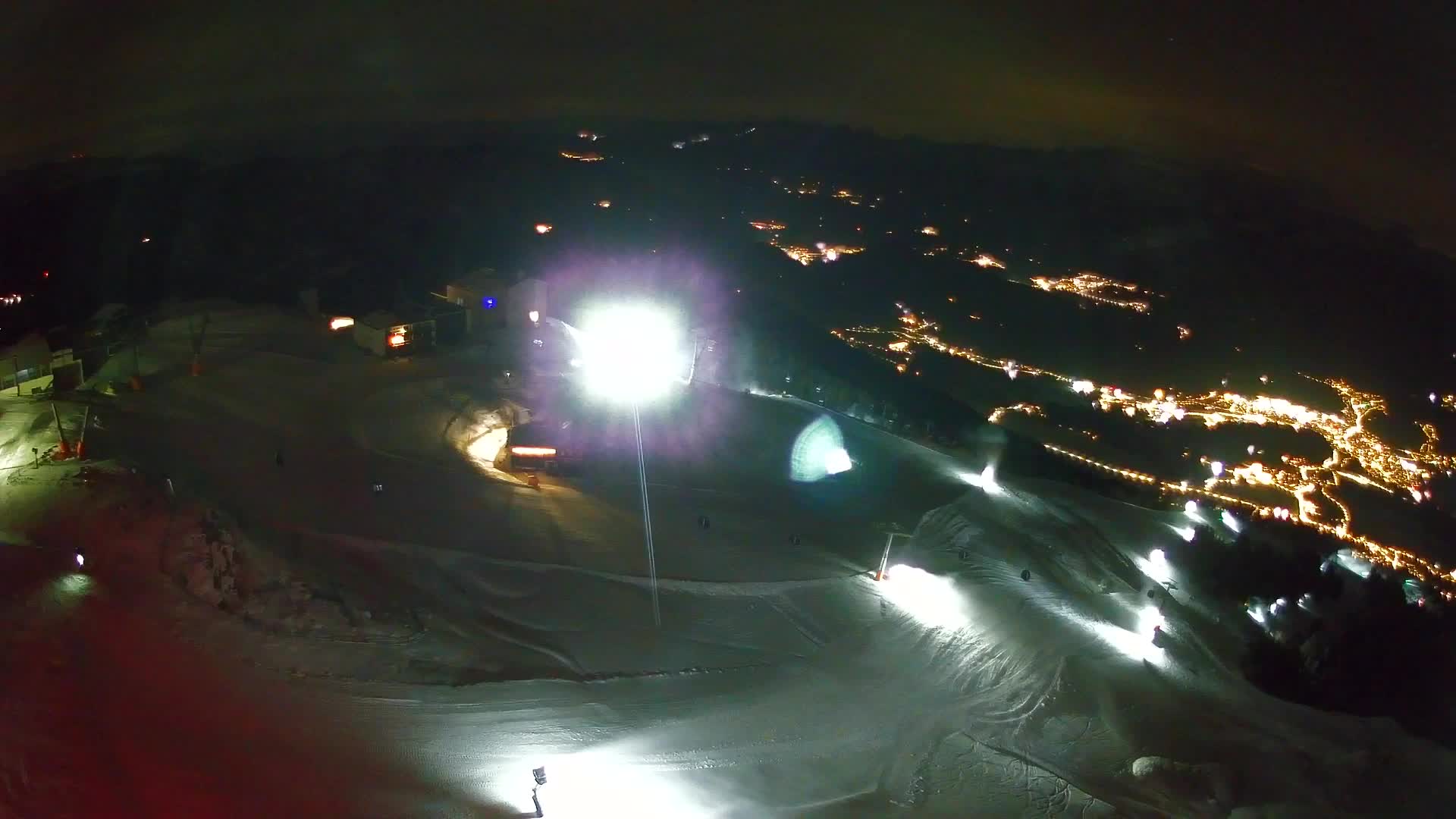 Kronplatz peak Ski resort | view to Bruneck