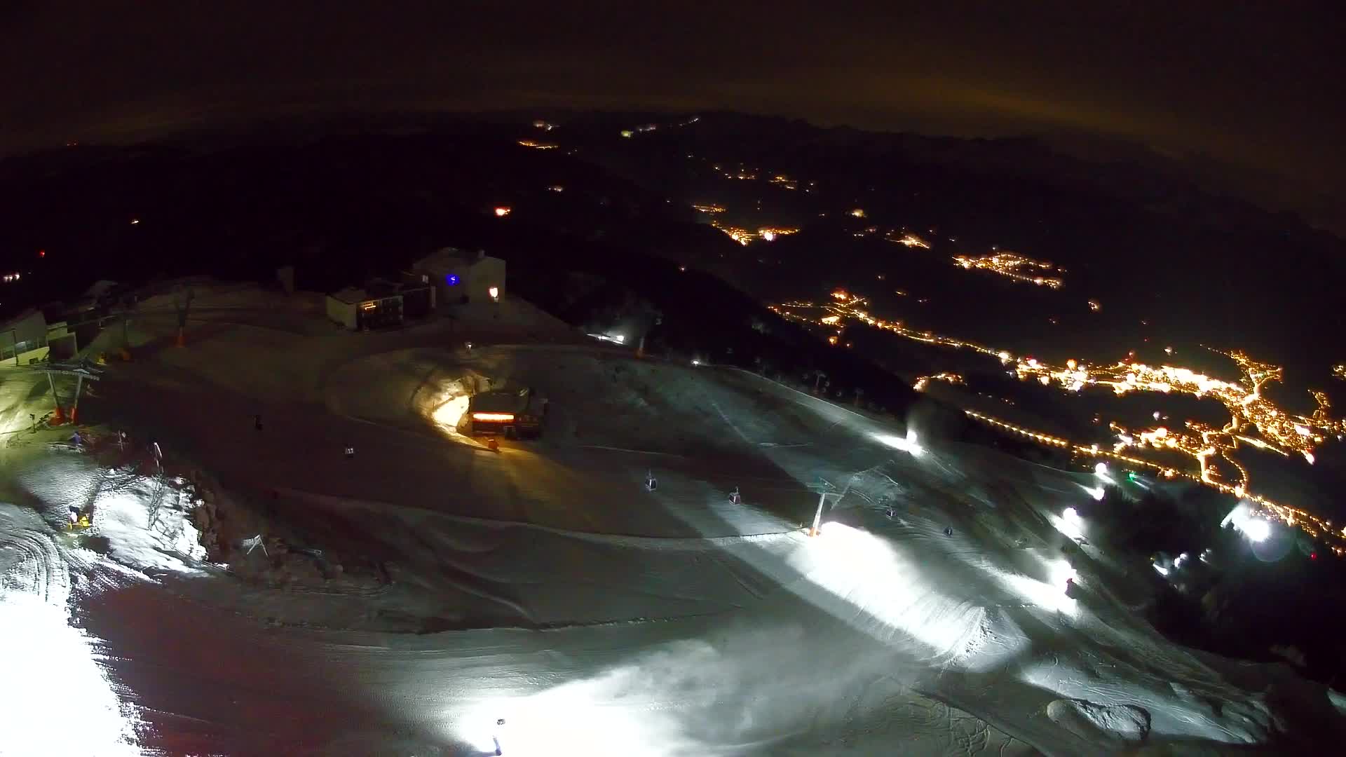 Skigebiet Kronplatz Gipfel | Blick auf Bruneck