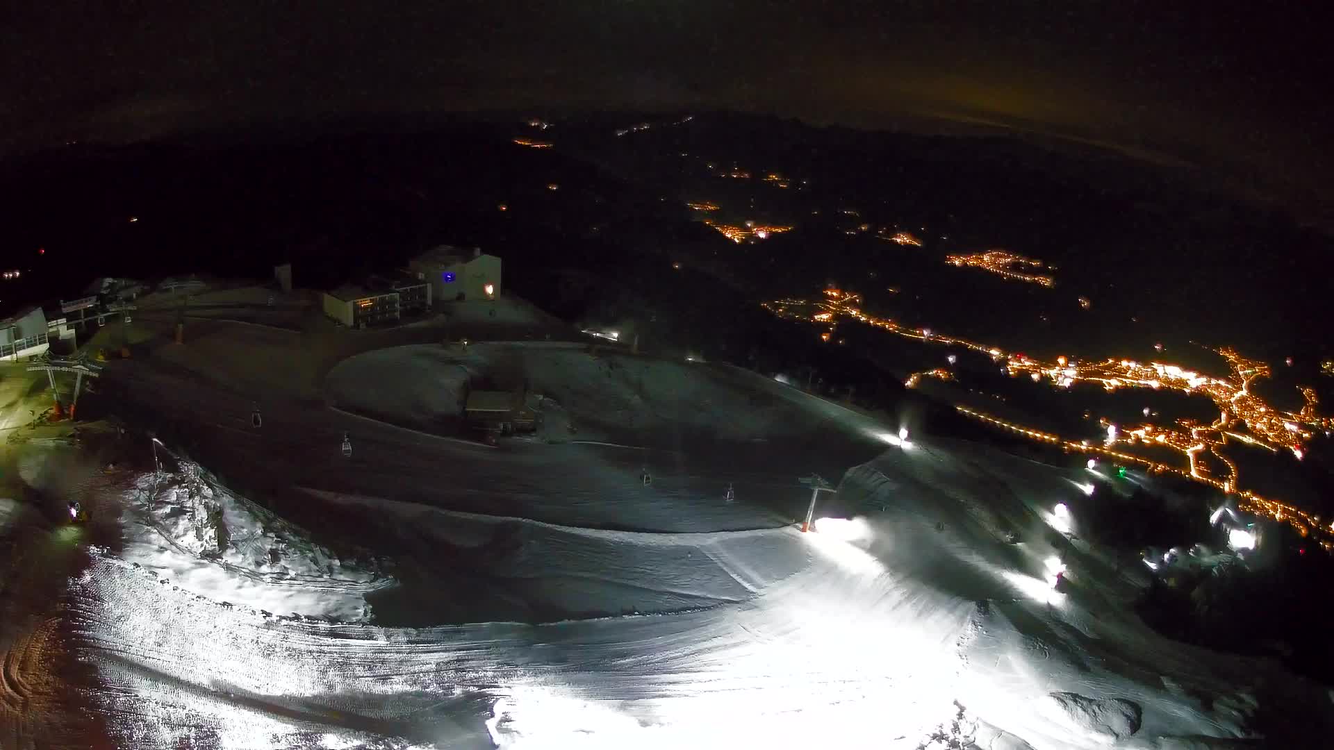 Station de ski Kronplatz sommet | vue sur Brunico