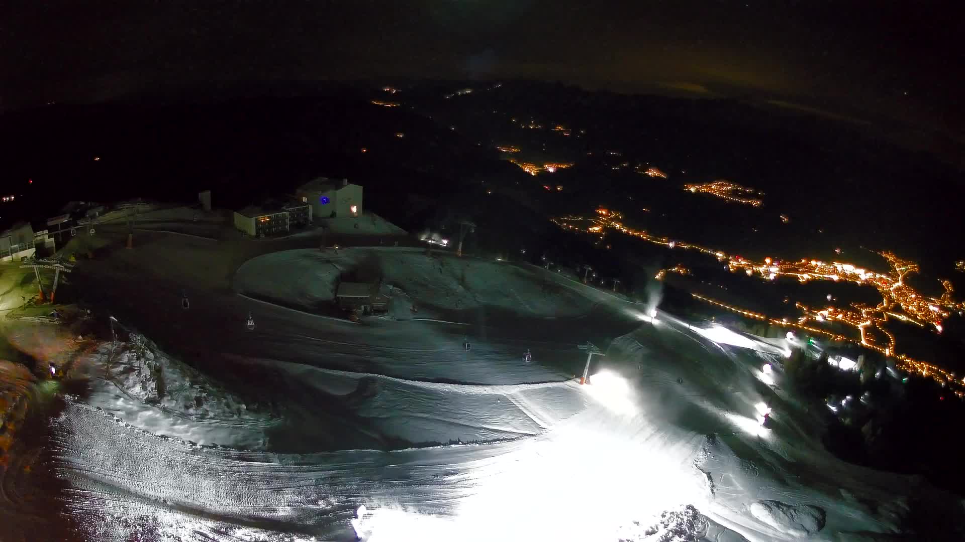 Skigebiet Kronplatz Gipfel | Blick auf Bruneck