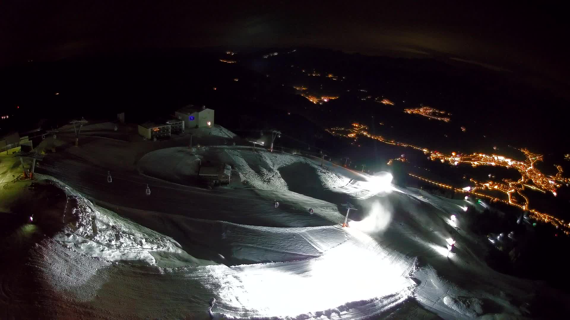 Skigebiet Kronplatz Gipfel | Blick auf Bruneck