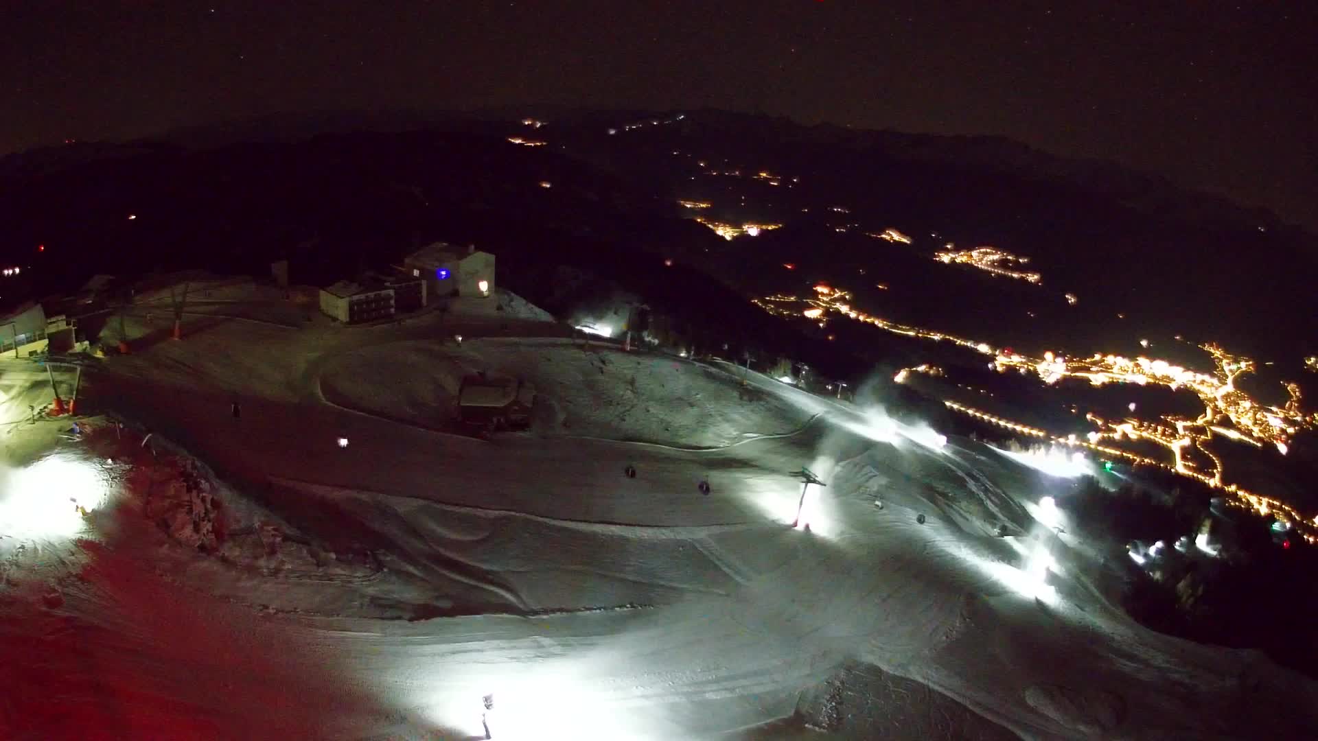Skigebiet Kronplatz Gipfel | Blick auf Bruneck