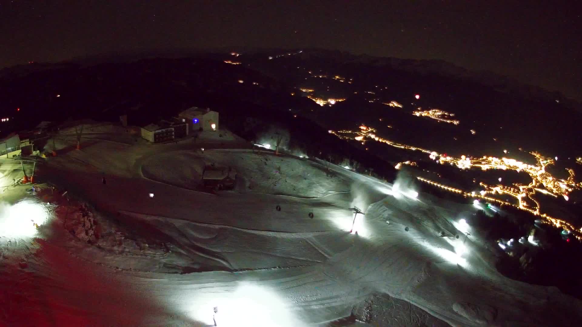 Skigebiet Kronplatz Gipfel | Blick auf Bruneck