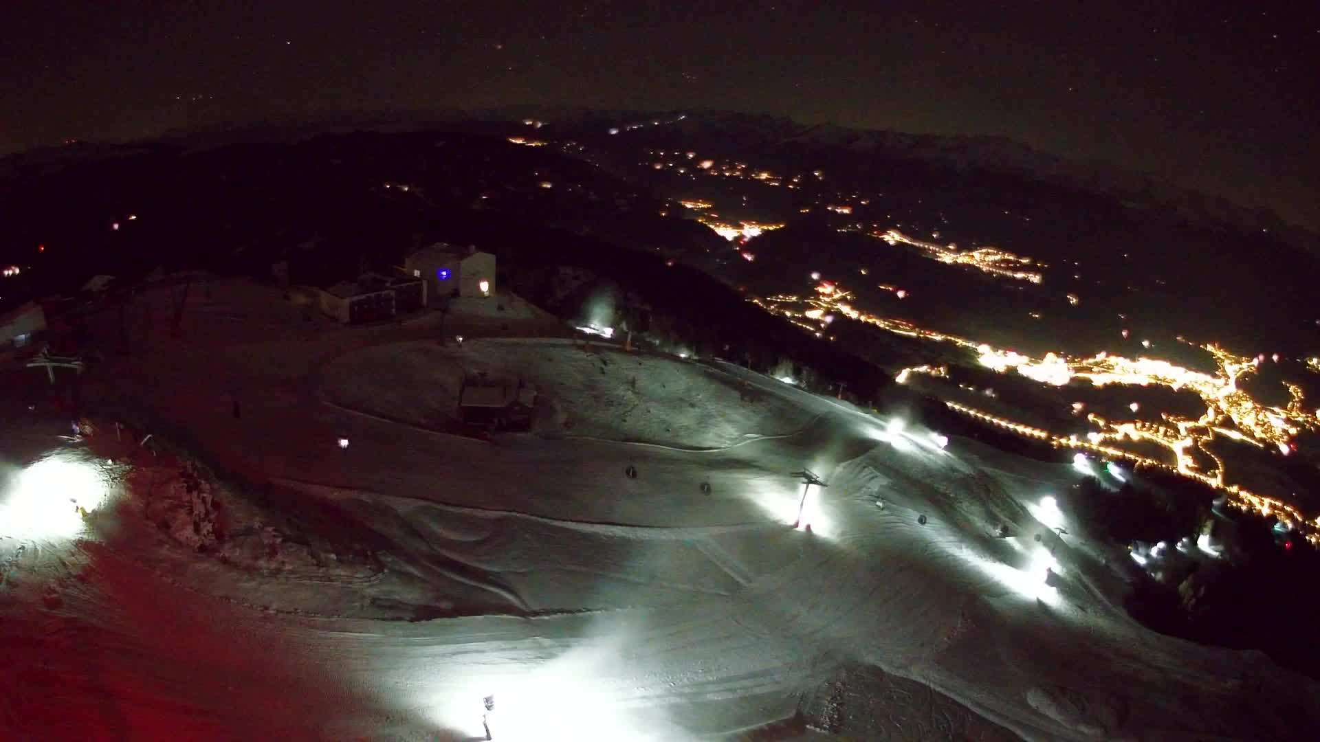 Skigebiet Kronplatz Gipfel | Blick auf Bruneck