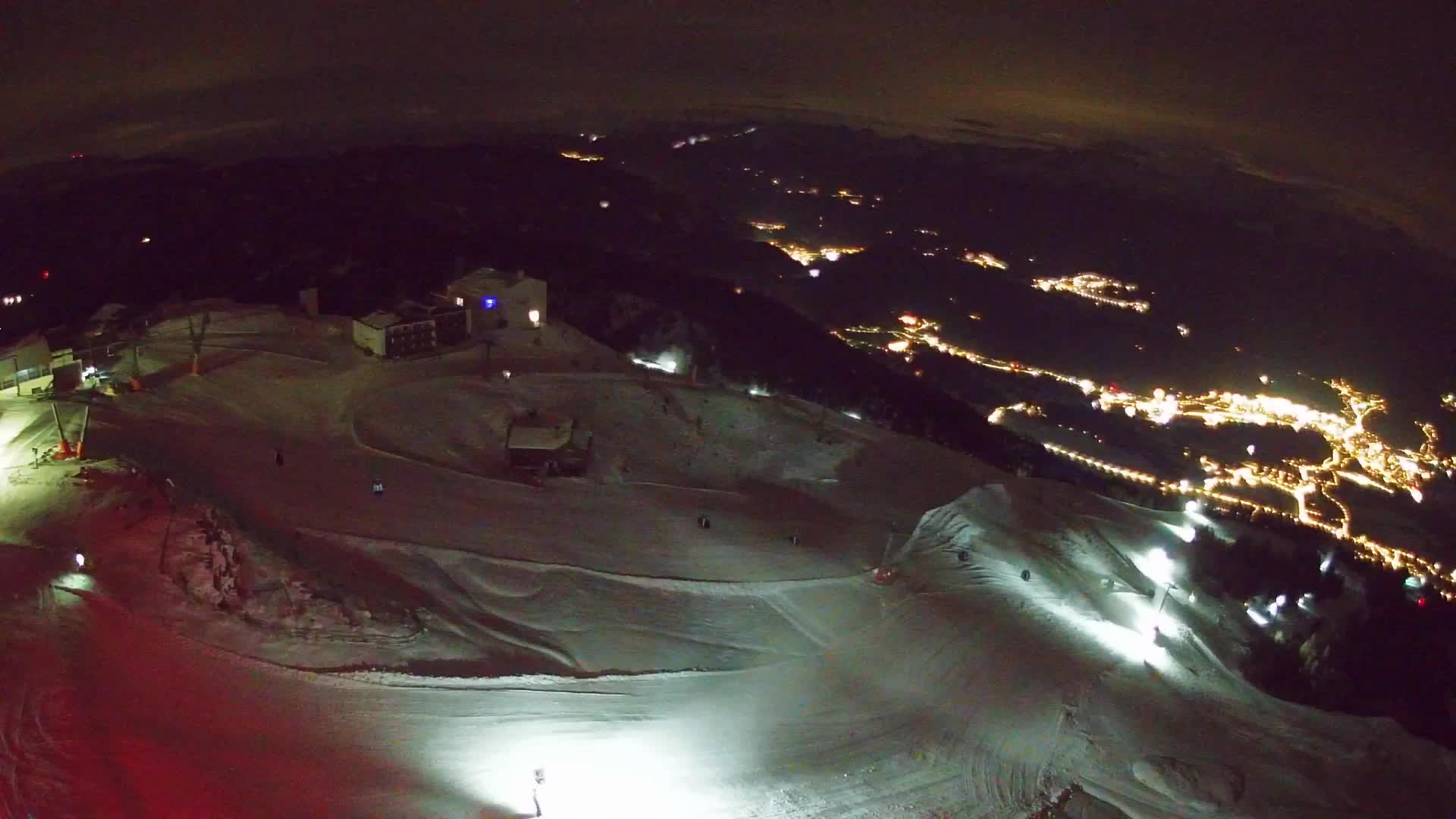 Skigebiet Kronplatz Gipfel | Blick auf Bruneck