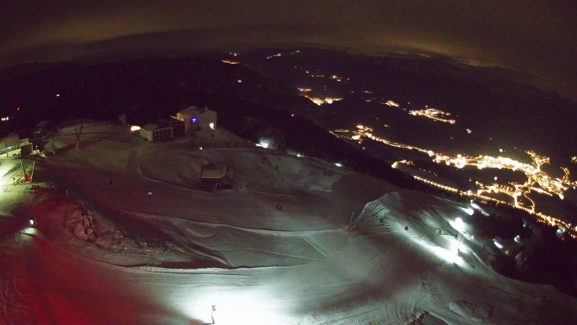 Station de ski Kronplatz sommet | vue sur Brunico