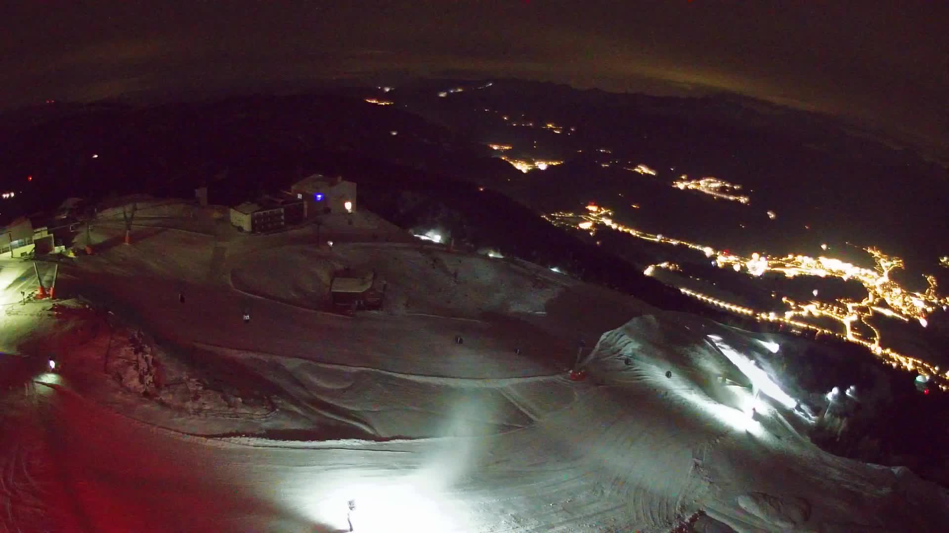 Skigebiet Kronplatz Gipfel | Blick auf Bruneck