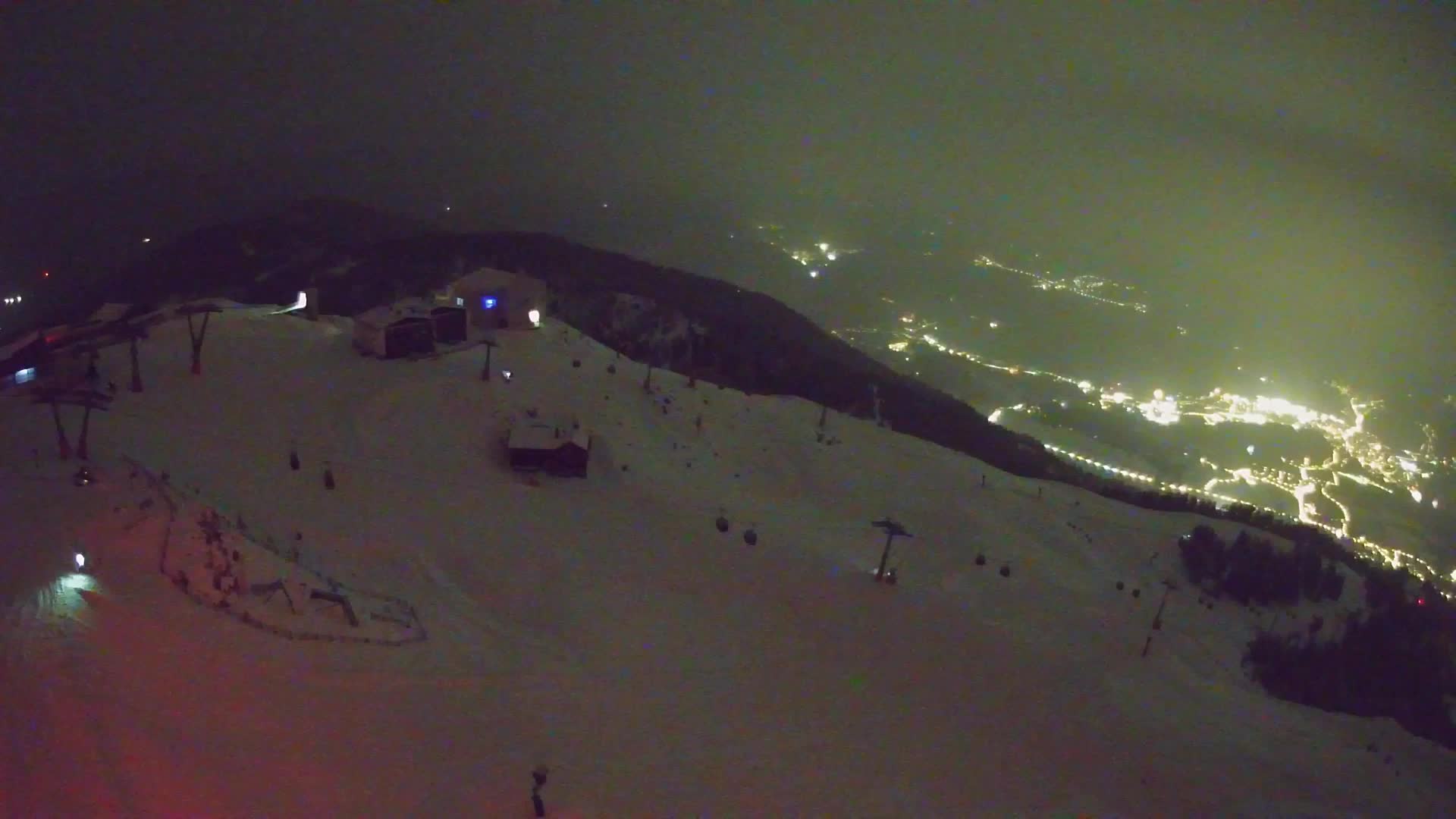 Station de ski Kronplatz sommet | vue sur Brunico