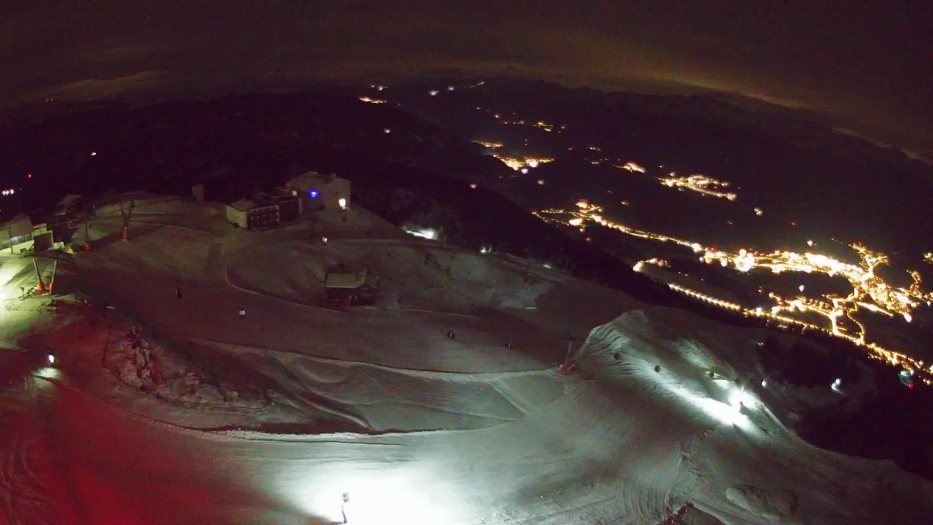 Skigebiet Kronplatz Gipfel | Blick auf Bruneck