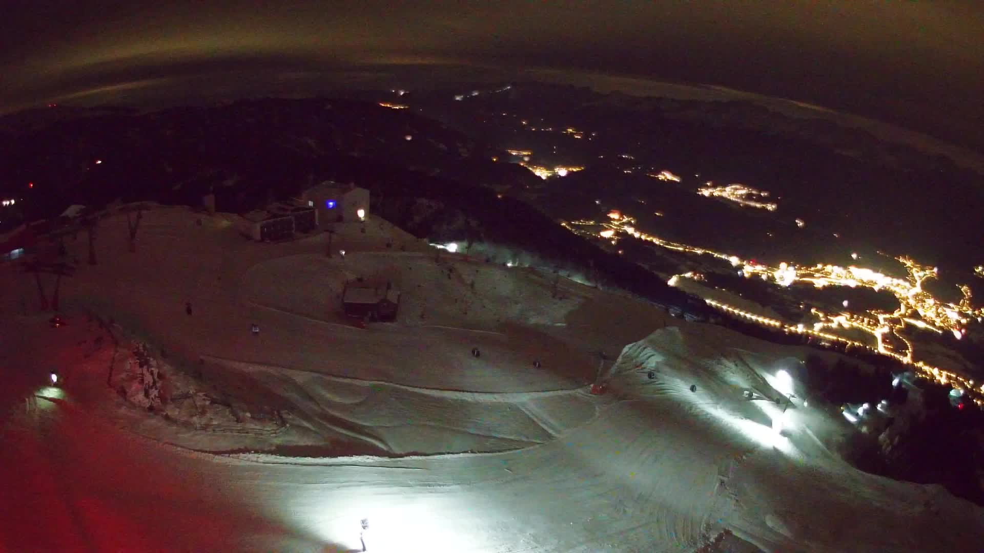 Kronplatz peak Ski resort | view to Bruneck