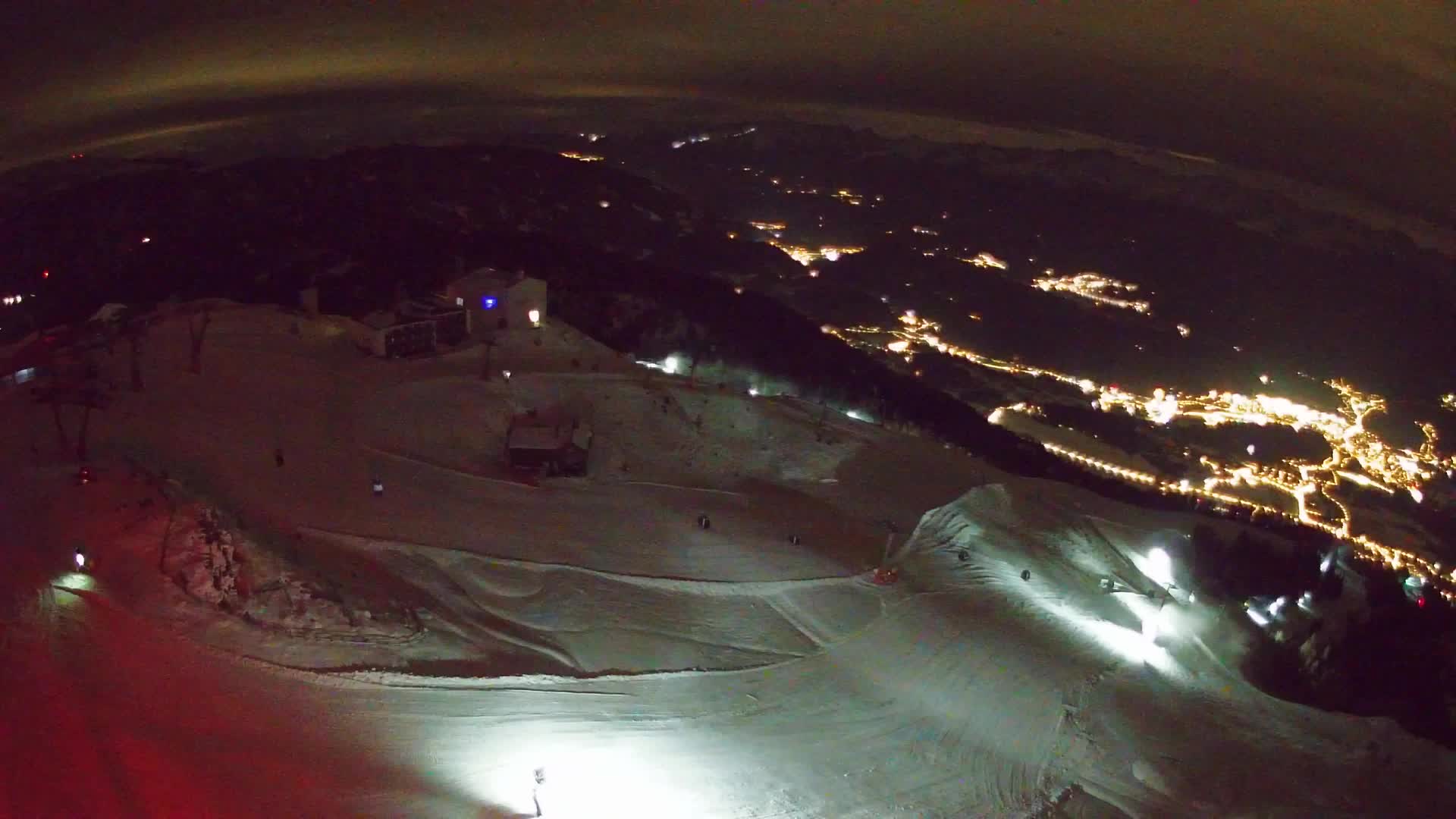Skigebiet Kronplatz Gipfel | Blick auf Bruneck