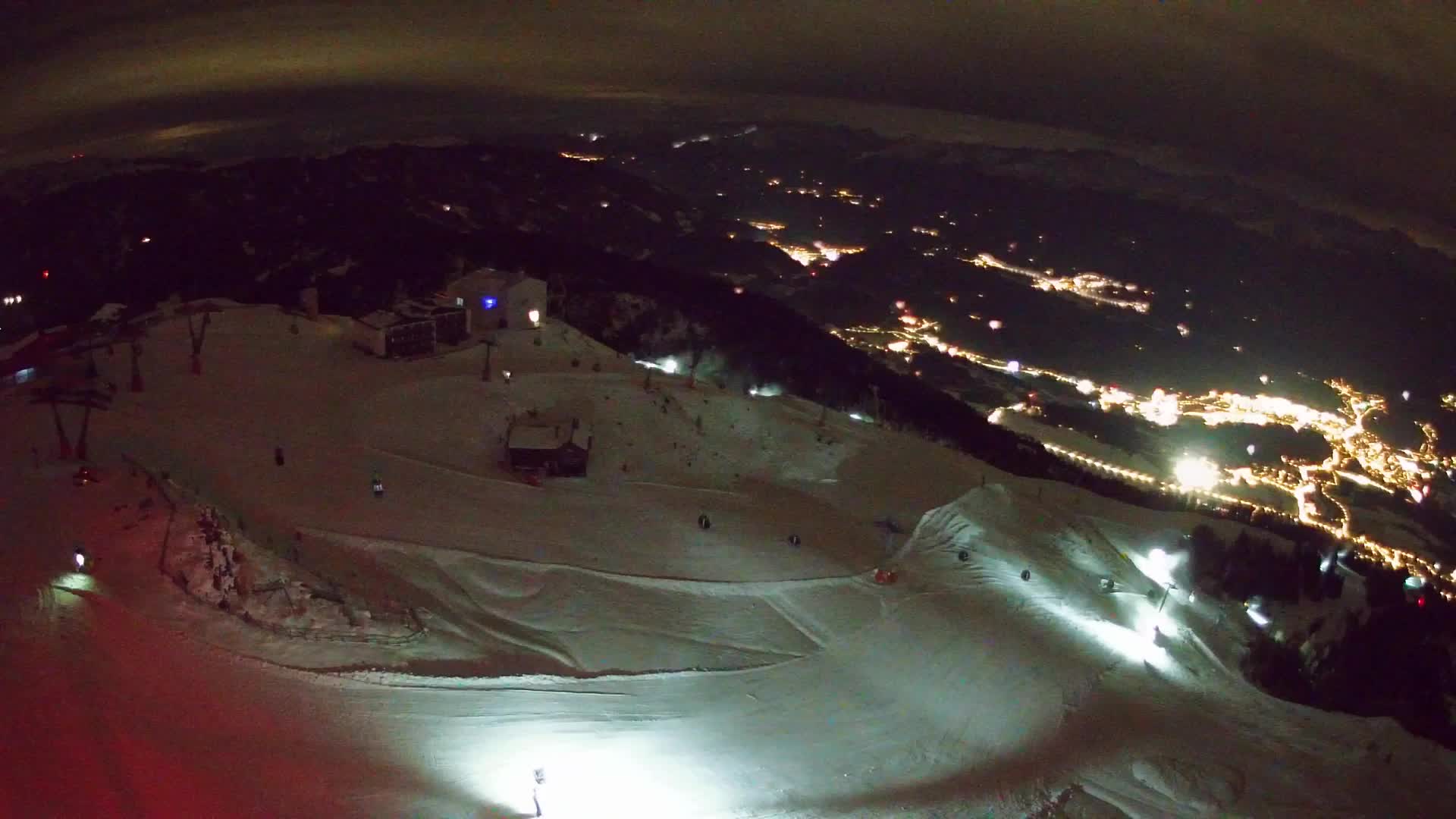 Skigebiet Kronplatz Gipfel | Blick auf Bruneck