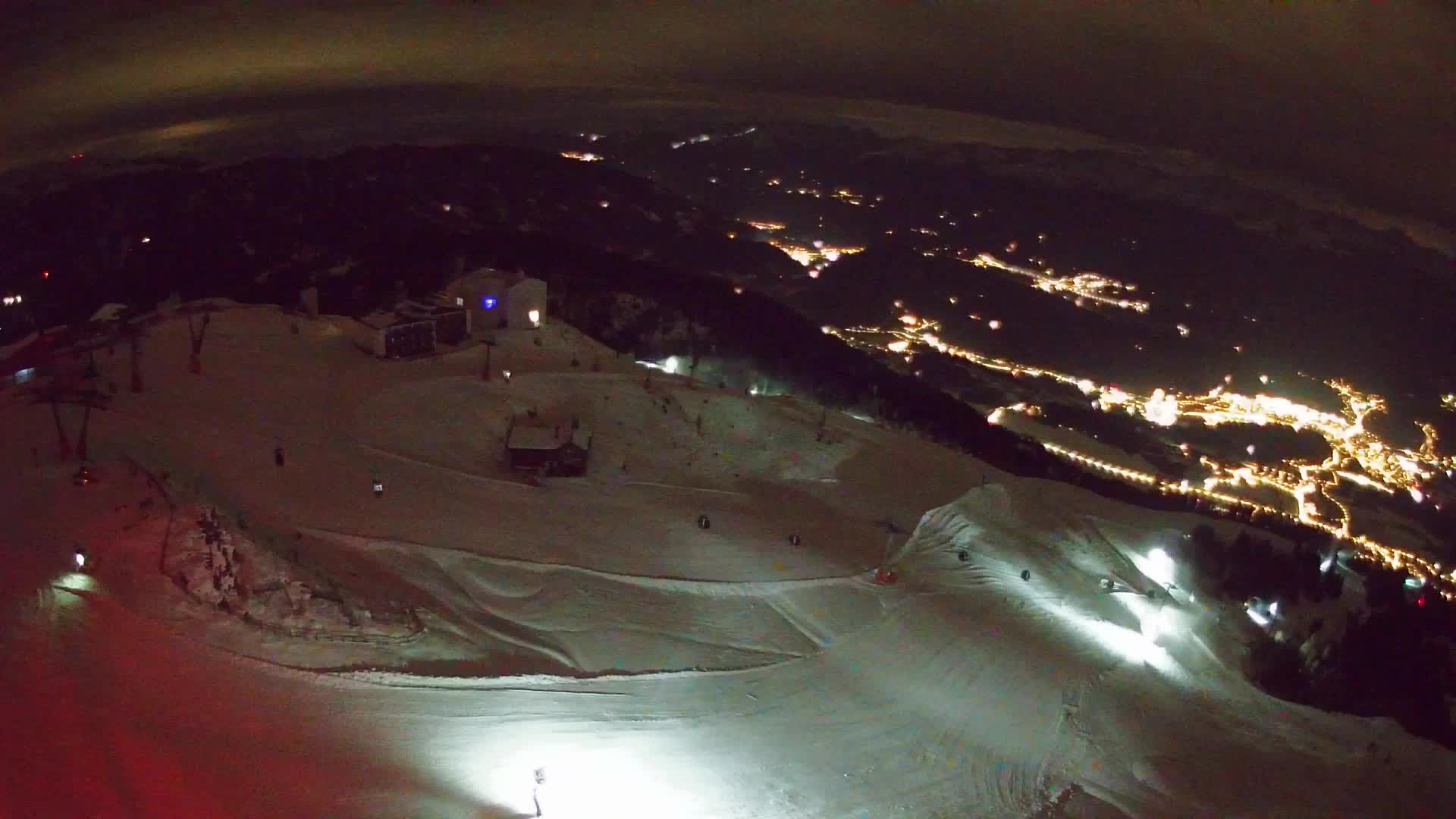 Kronplatz peak Ski resort | view to Bruneck