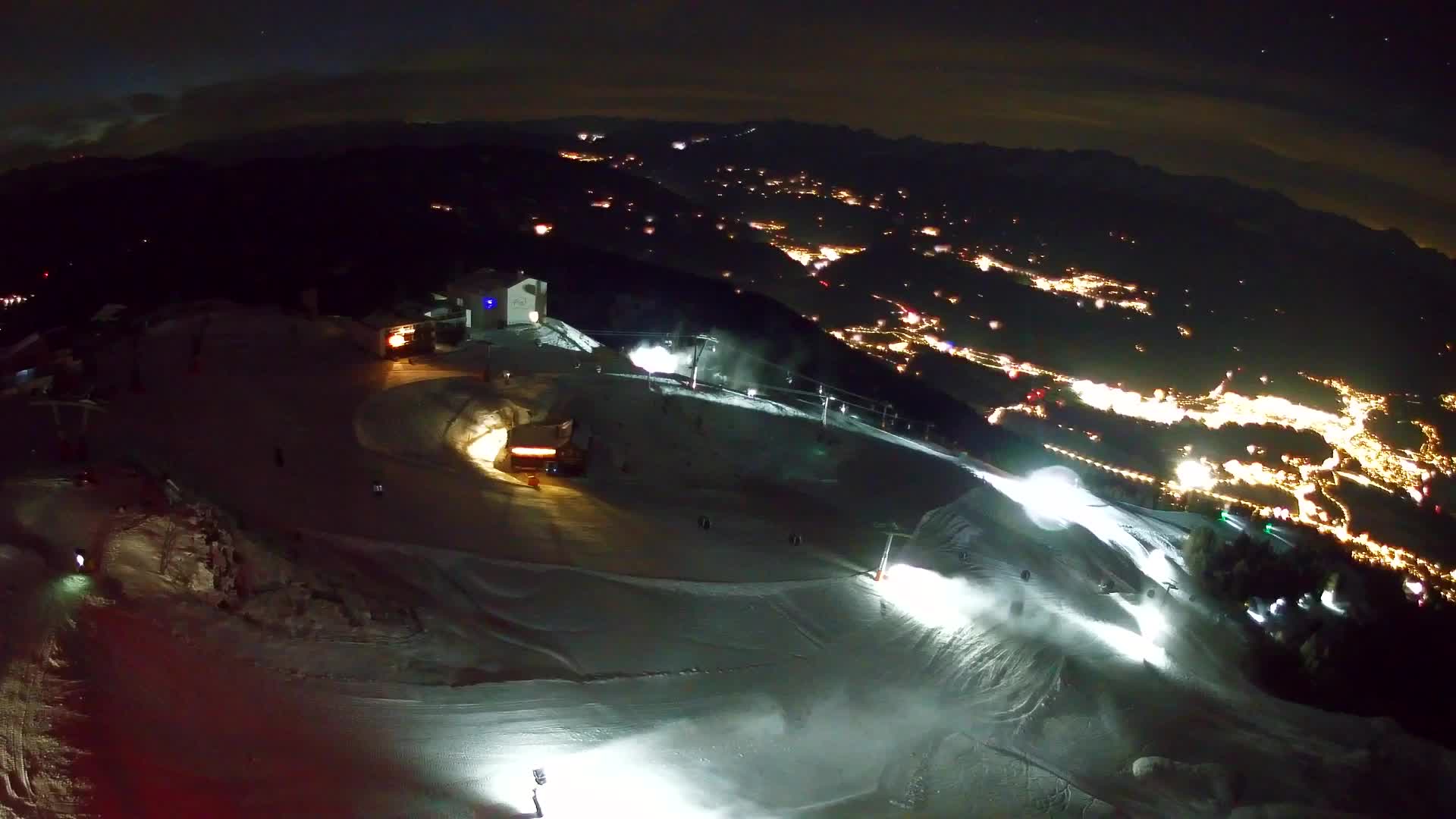 Kronplatz peak Ski resort | view to Bruneck