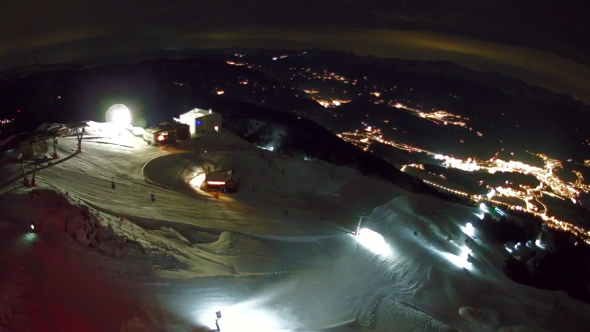 Skigebiet Kronplatz Gipfel | Blick auf Bruneck