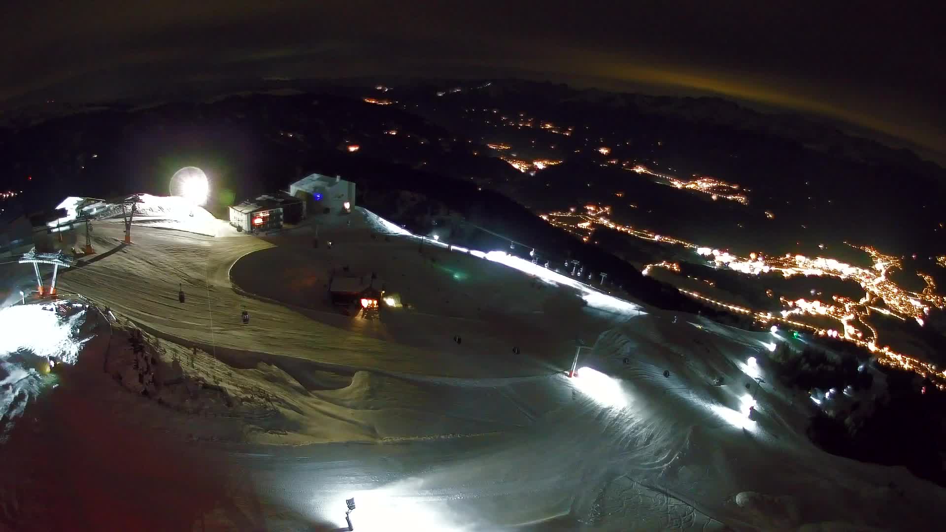 Skigebiet Kronplatz Gipfel | Blick auf Bruneck