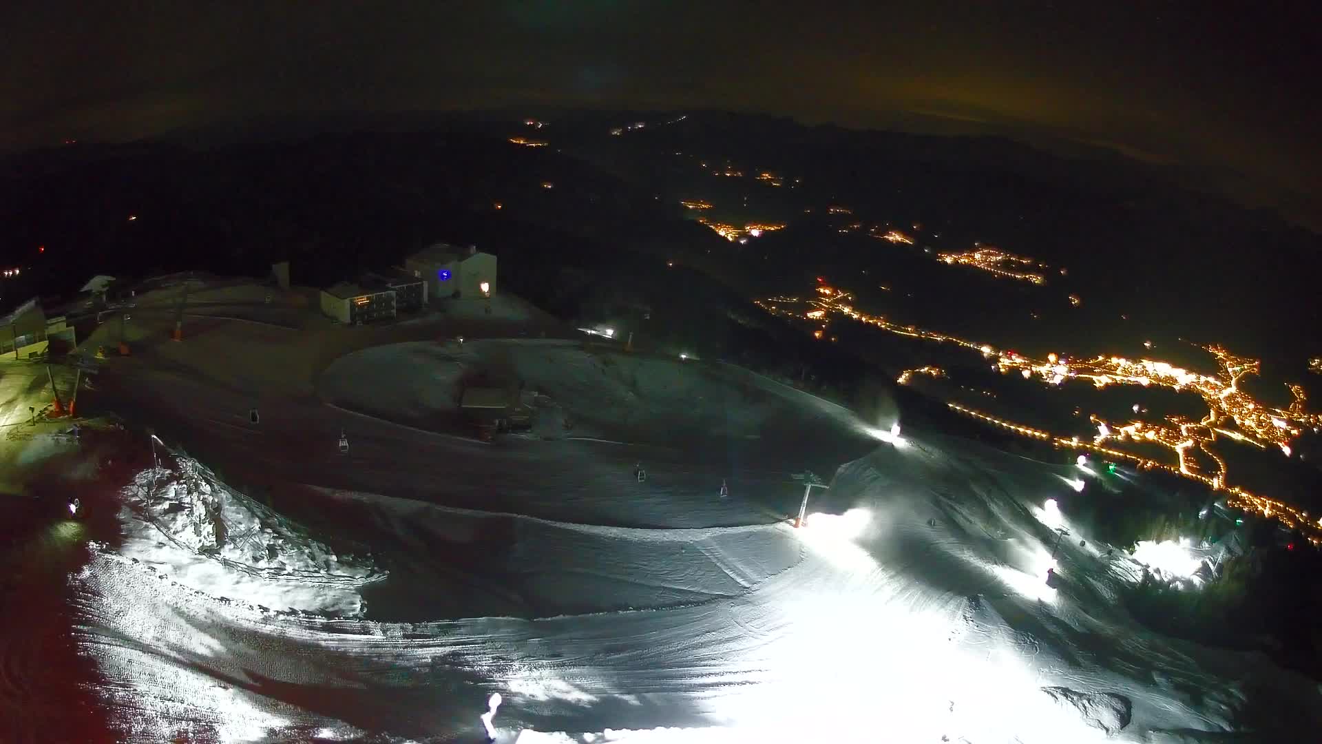 Skigebiet Kronplatz Gipfel | Blick auf Bruneck