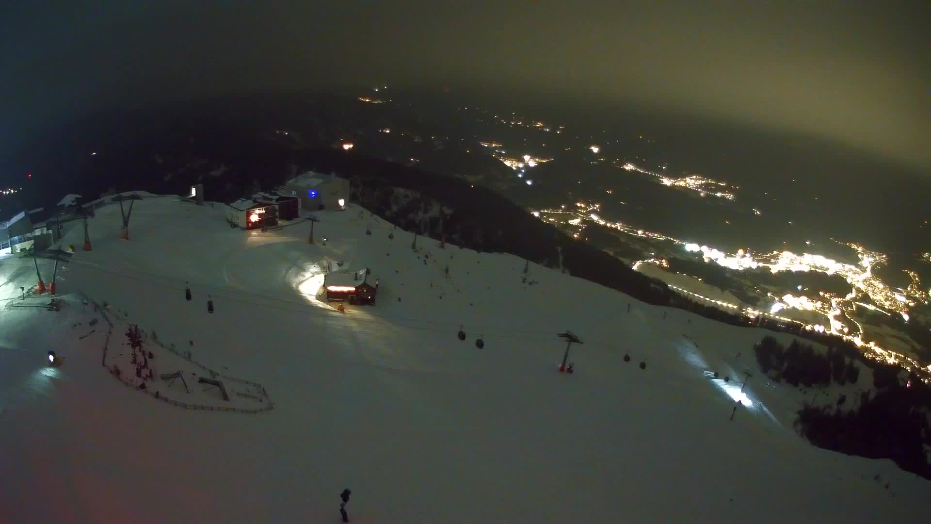 Station de ski Kronplatz sommet | vue sur Brunico