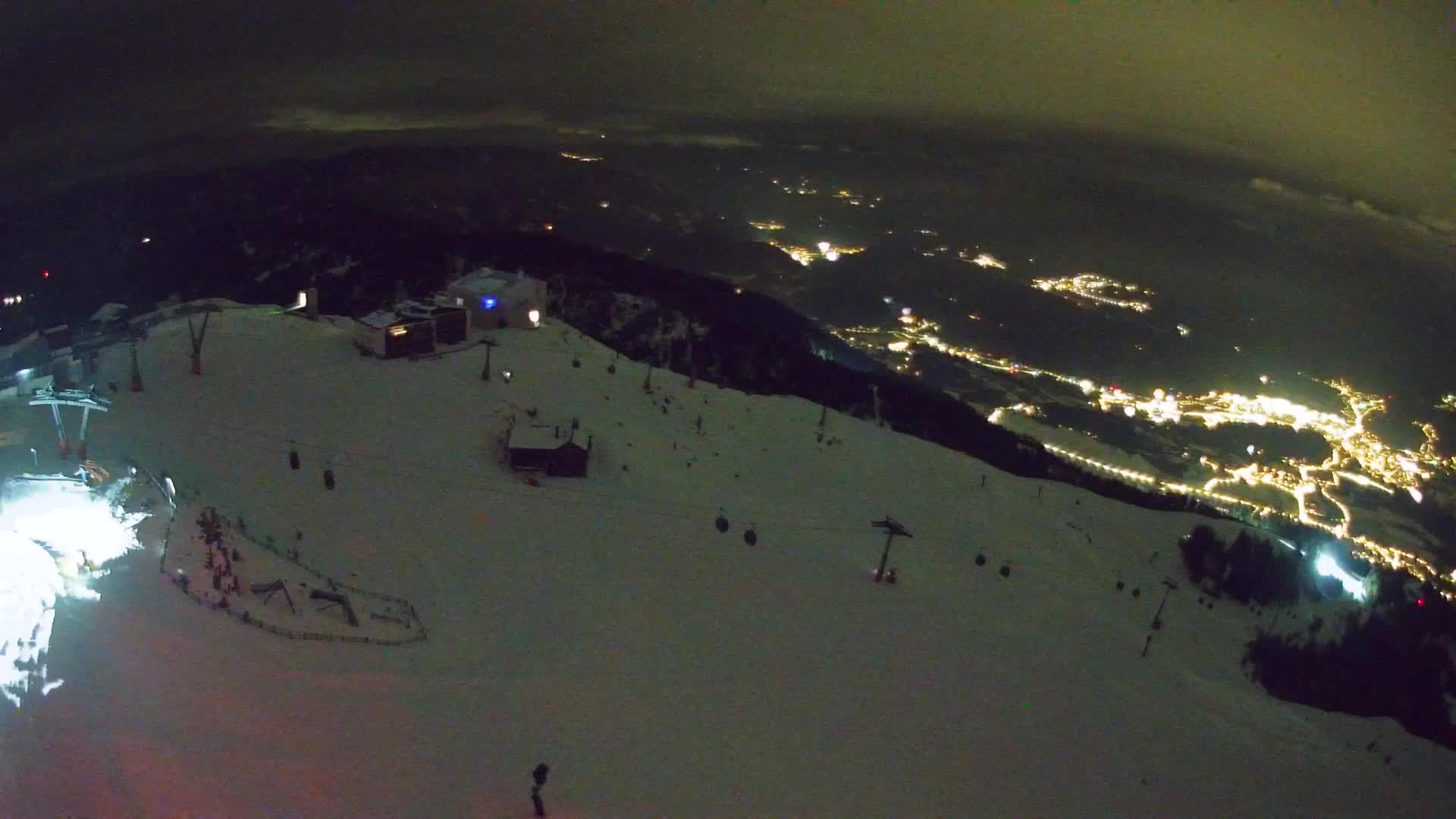 Skigebiet Kronplatz Gipfel | Blick auf Bruneck