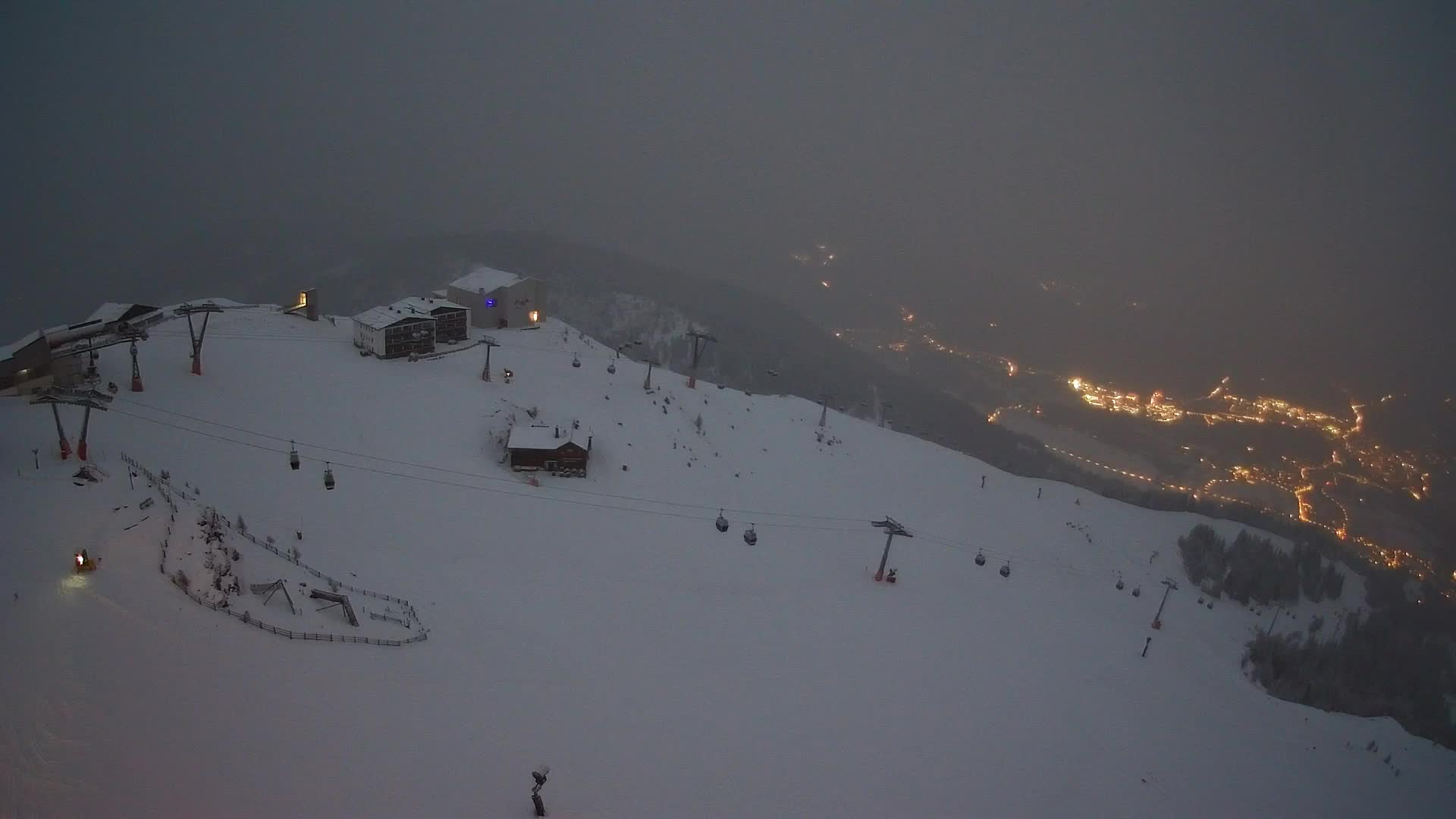 Station de ski Kronplatz sommet | vue sur Brunico