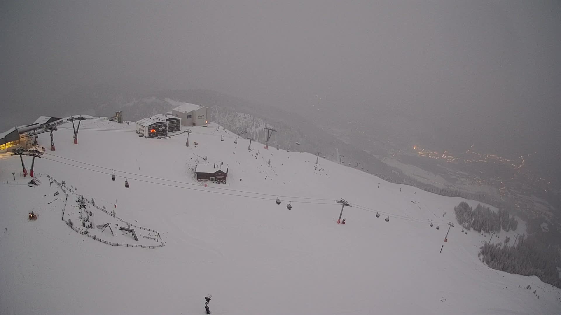 Kronplatz peak Ski resort | view to Bruneck