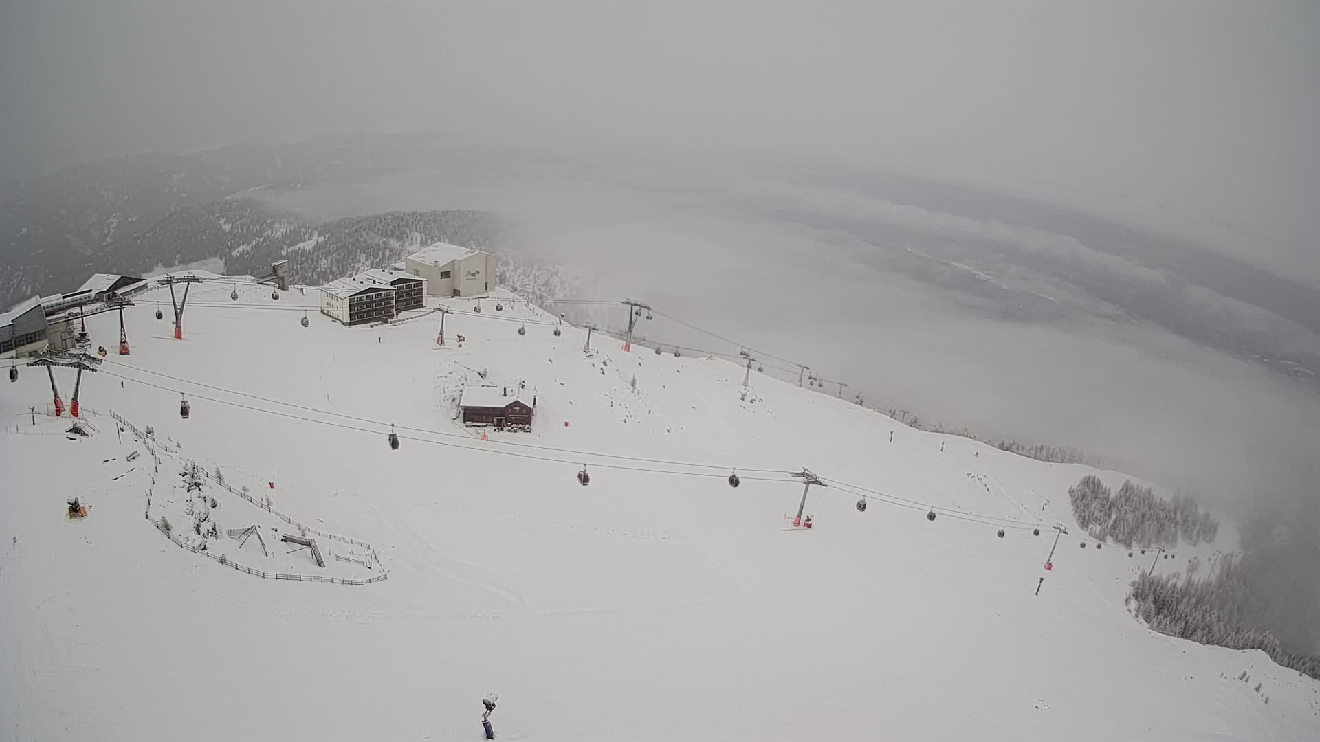 Smučišče Kronplatz – vrh | pogled na Bruneck