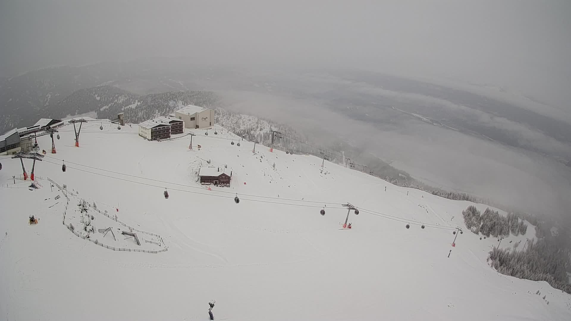 Smučišče Kronplatz – vrh | pogled na Bruneck