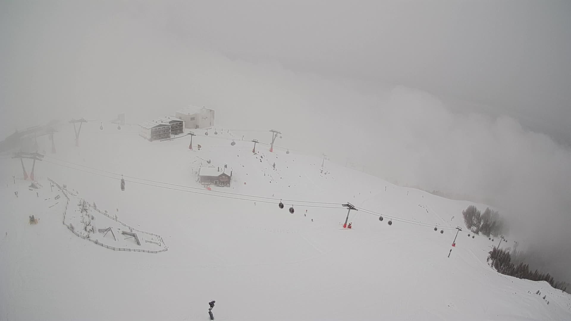 Kronplatz peak Ski resort | view to Bruneck