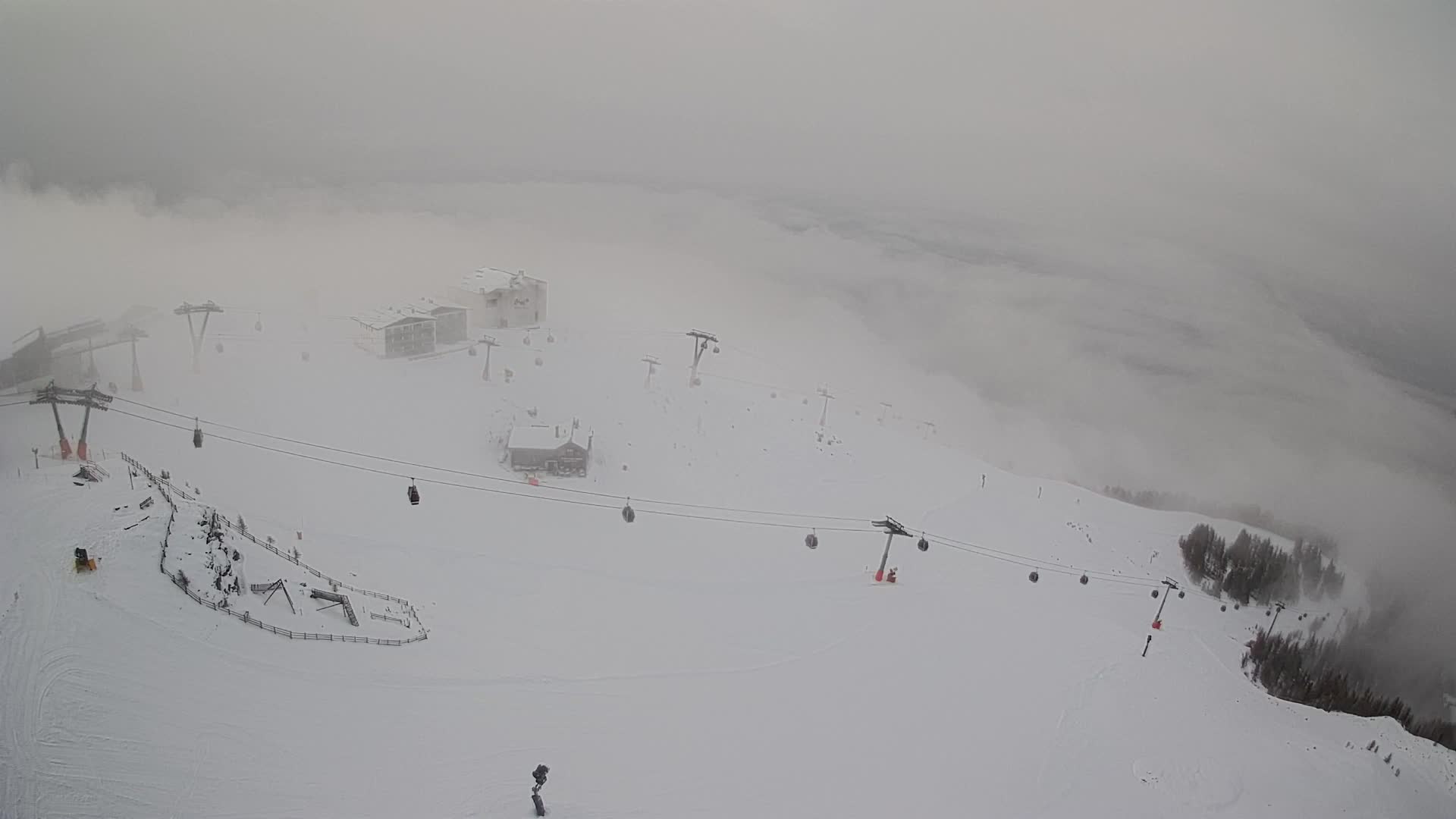Kronplatz peak Ski resort | view to Bruneck