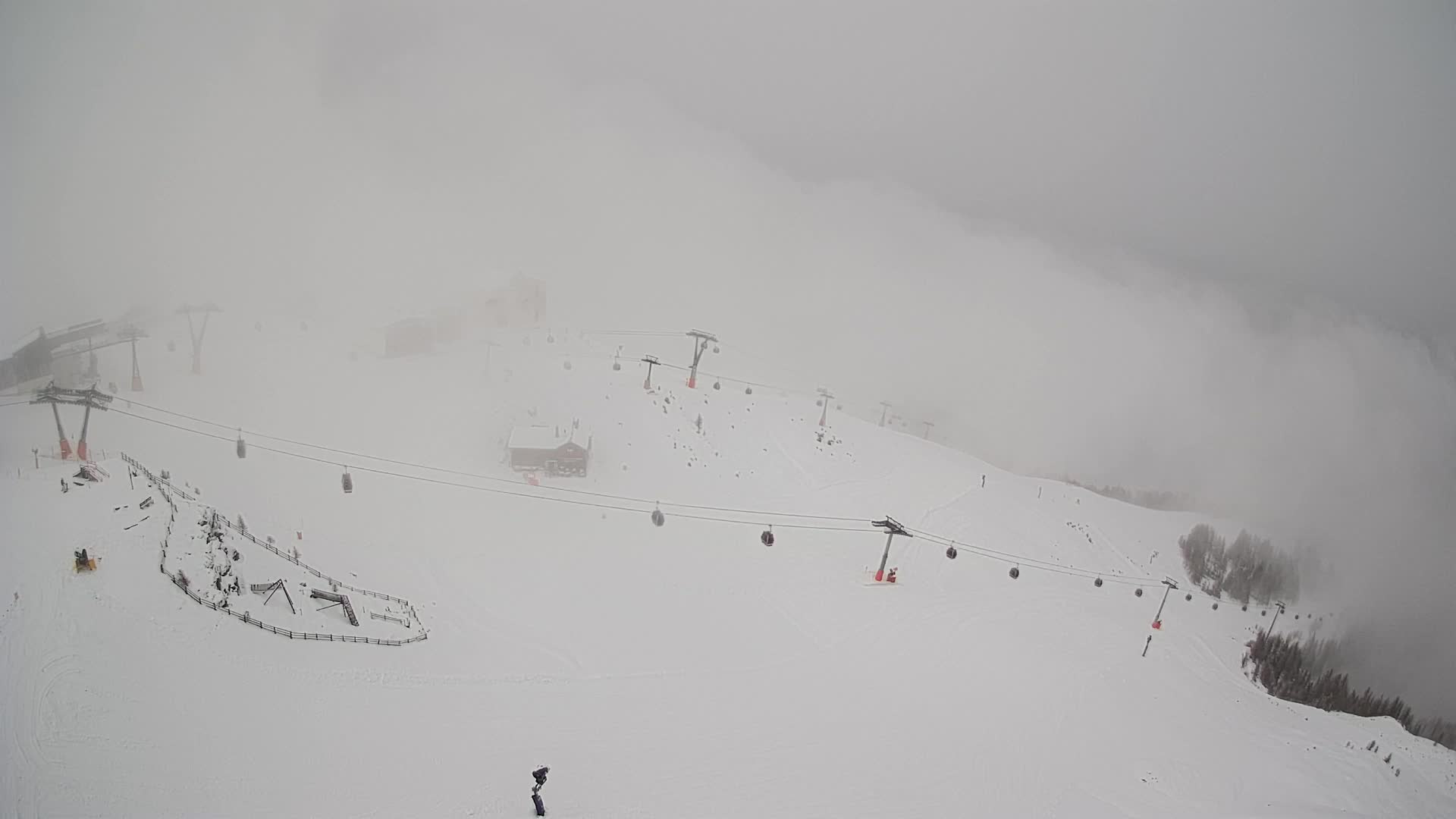 Station de ski Kronplatz sommet | vue sur Brunico