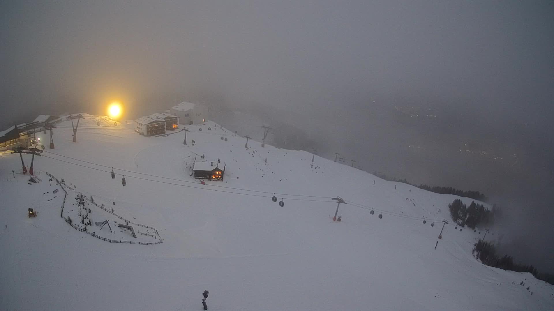 Skigebiet Kronplatz Gipfel | Blick auf Bruneck
