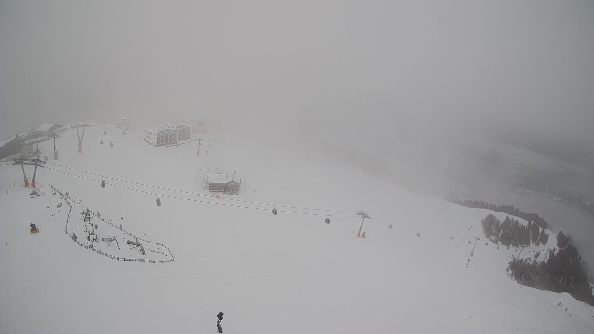 Station de ski Kronplatz sommet | vue sur Brunico