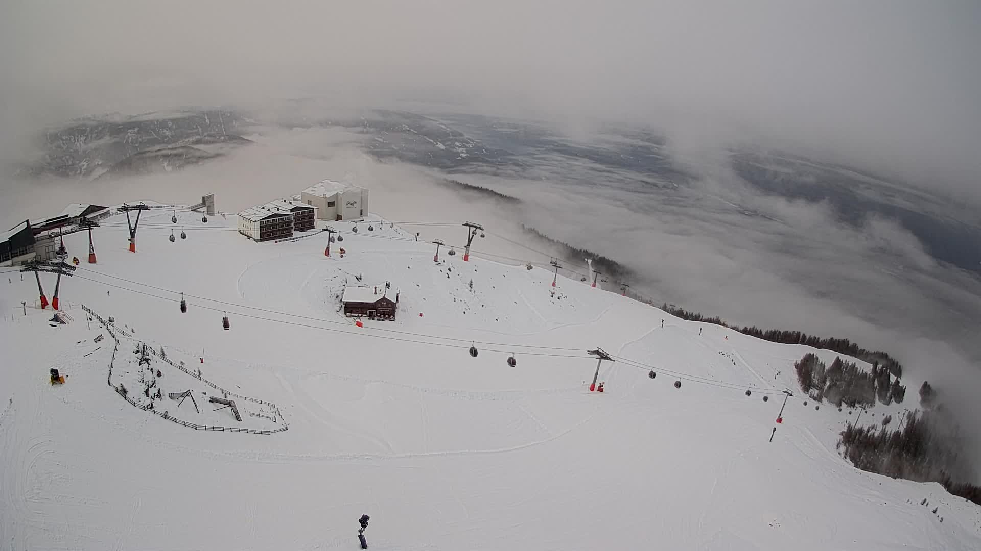 Smučišče Kronplatz – vrh | pogled na Bruneck