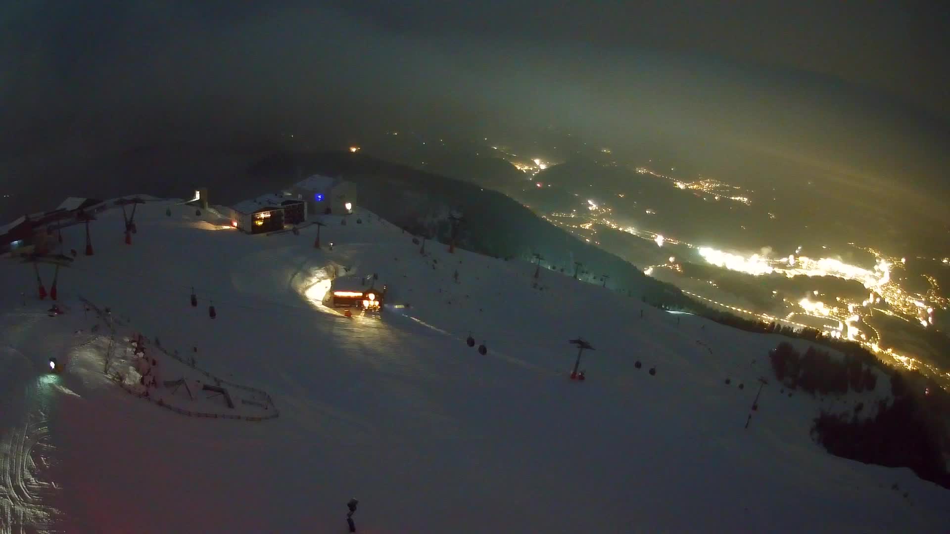 Kronplatz peak Ski resort | view to Bruneck