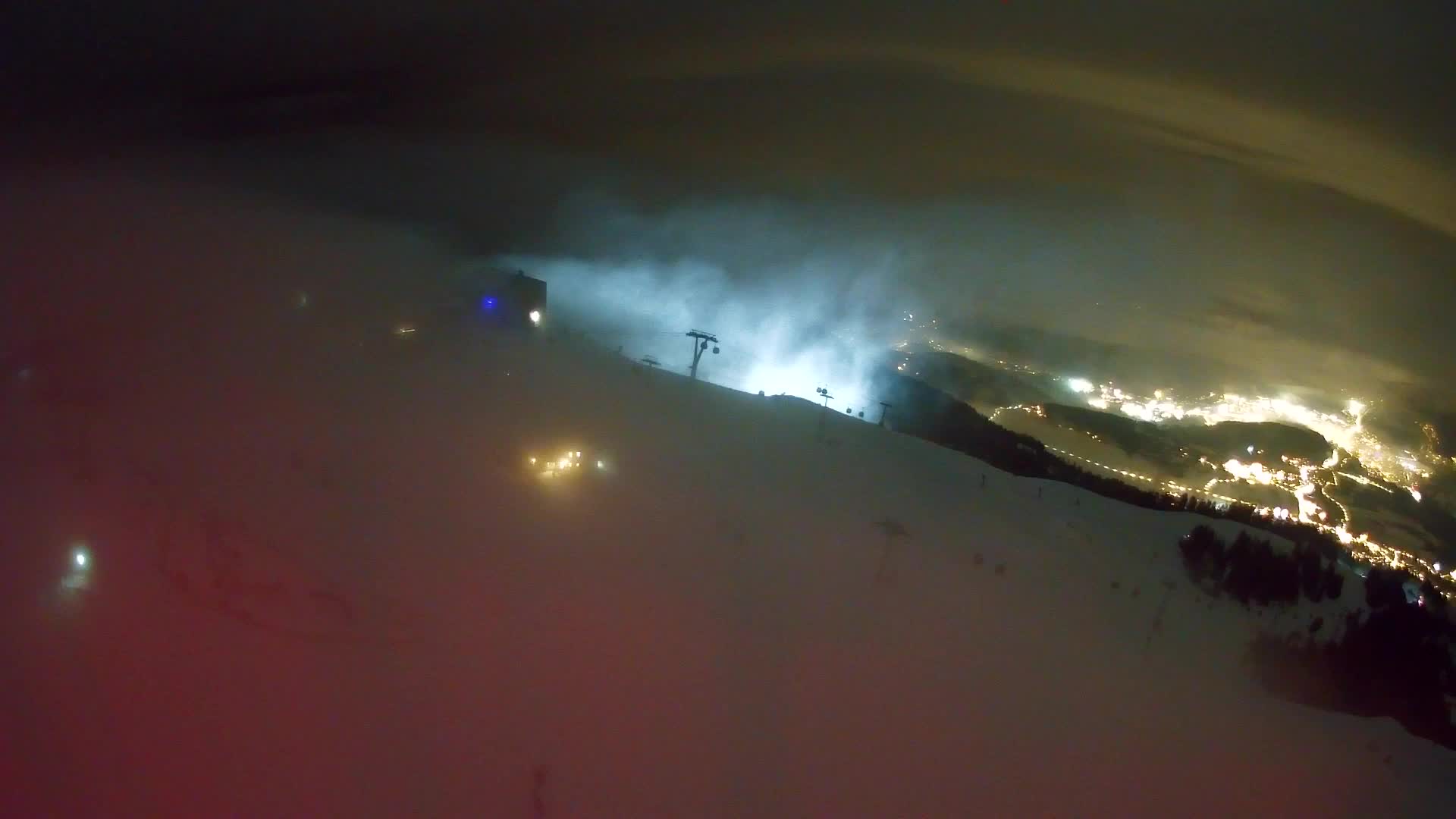 Station de ski Kronplatz sommet | vue sur Brunico